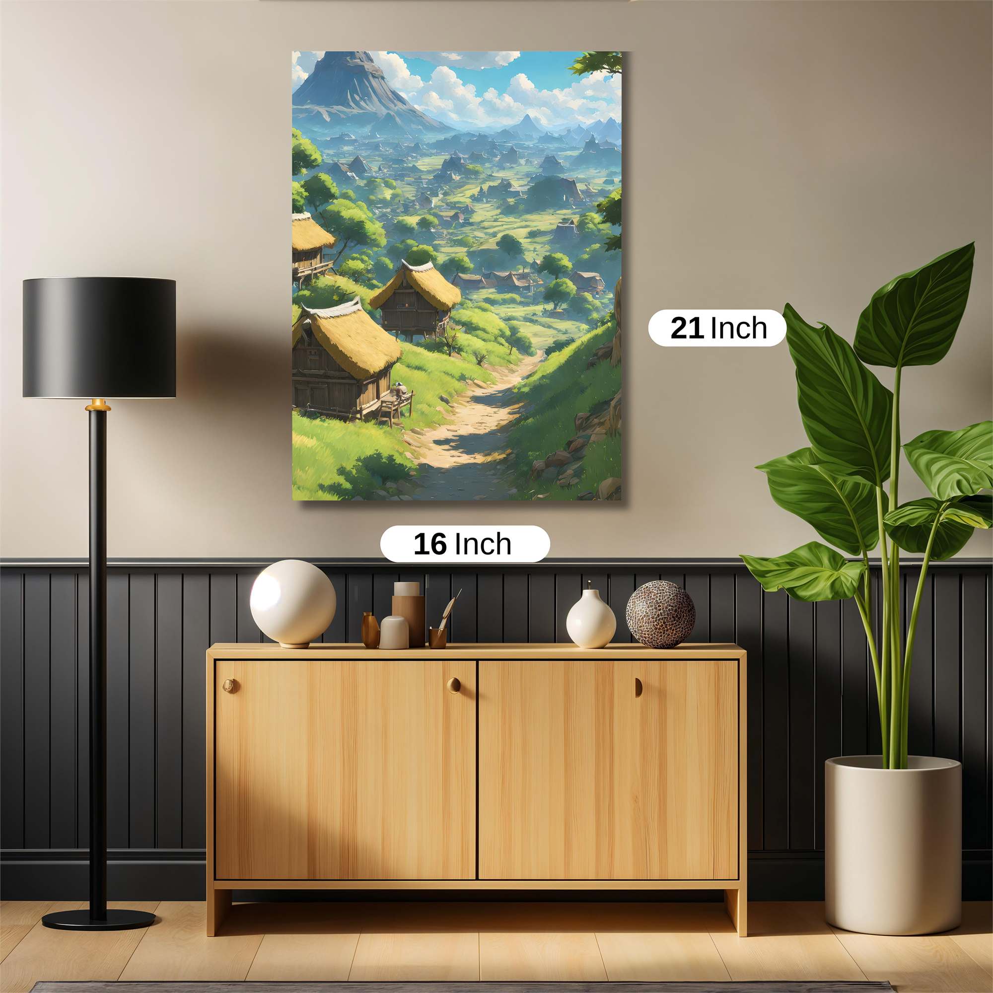 Mountain Serenity Safe Wall Magnetic / M