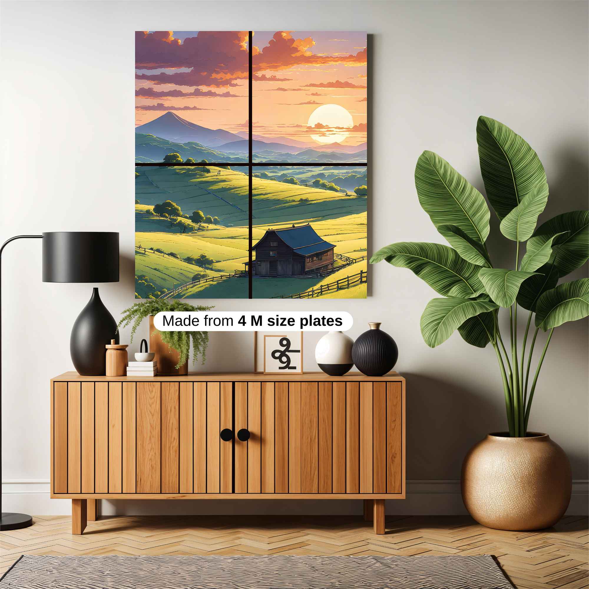 Sunset Serenity Safe Wall Magnetic / M