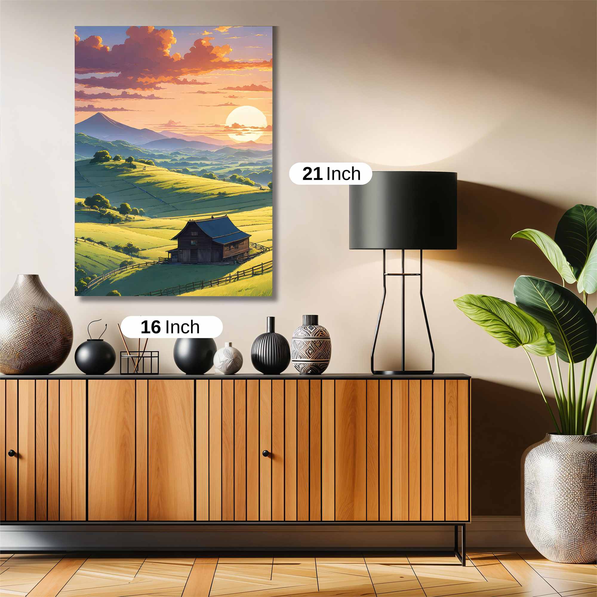 Sunset Serenity Safe Wall Magnetic / M