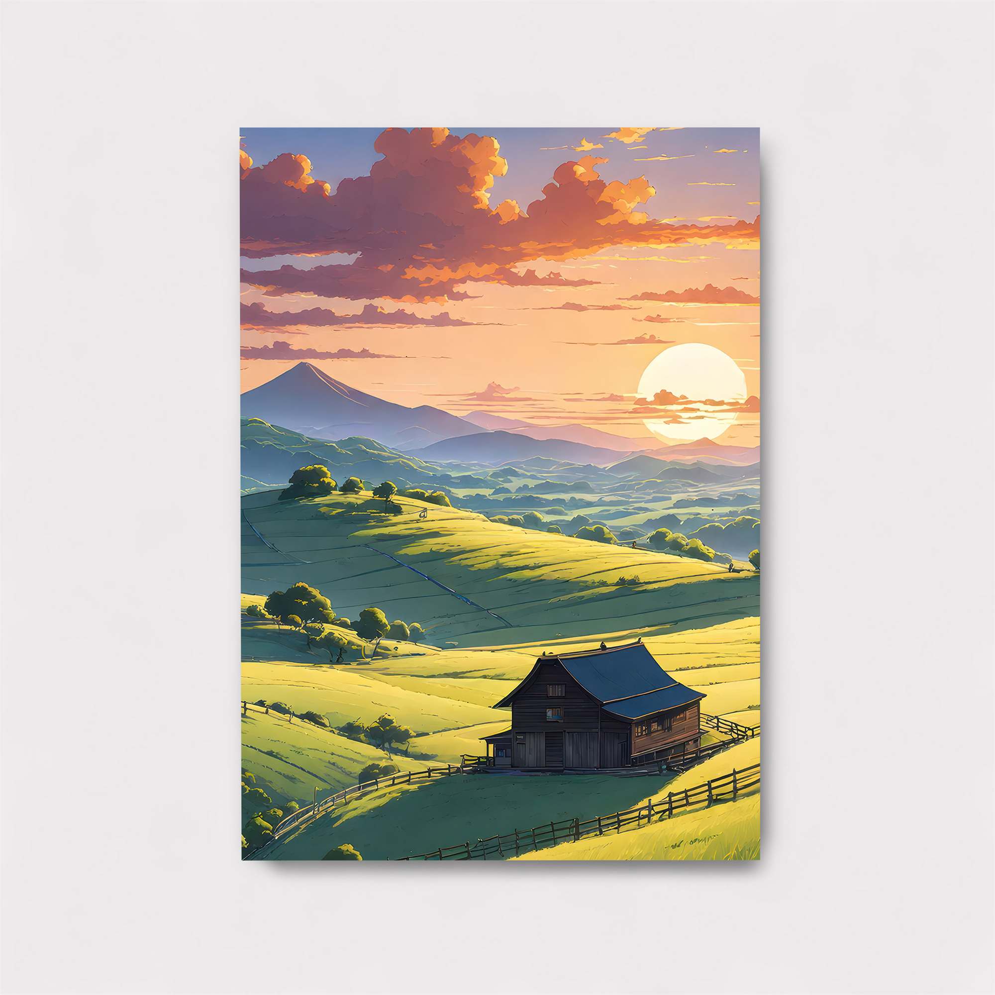 Sunset Serenity Safe Wall Magnetic / M