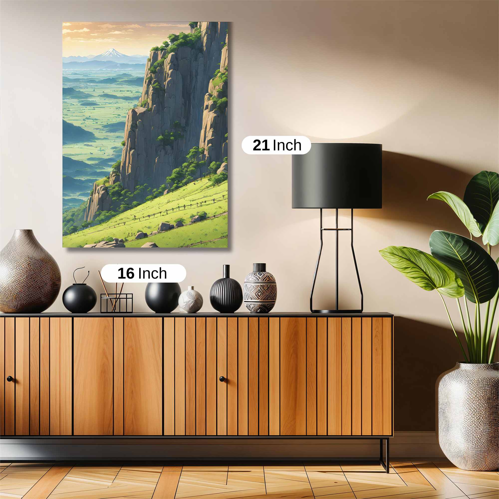 Mountain Serenity Safe Wall Magnetic / M
