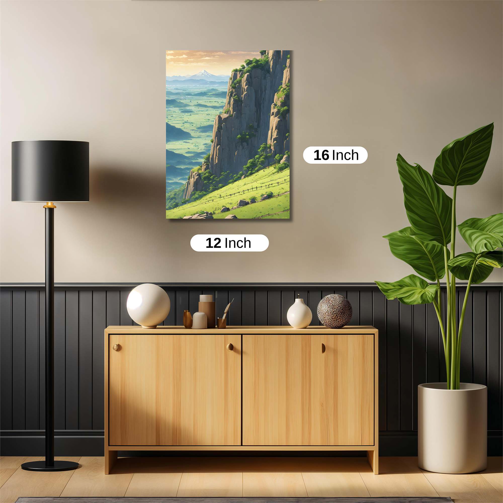 Mountain Serenity Safe Wall Magnetic / M