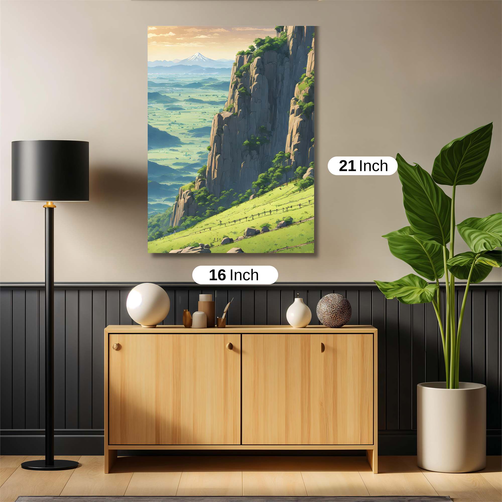 Mountain Serenity Safe Wall Magnetic / M