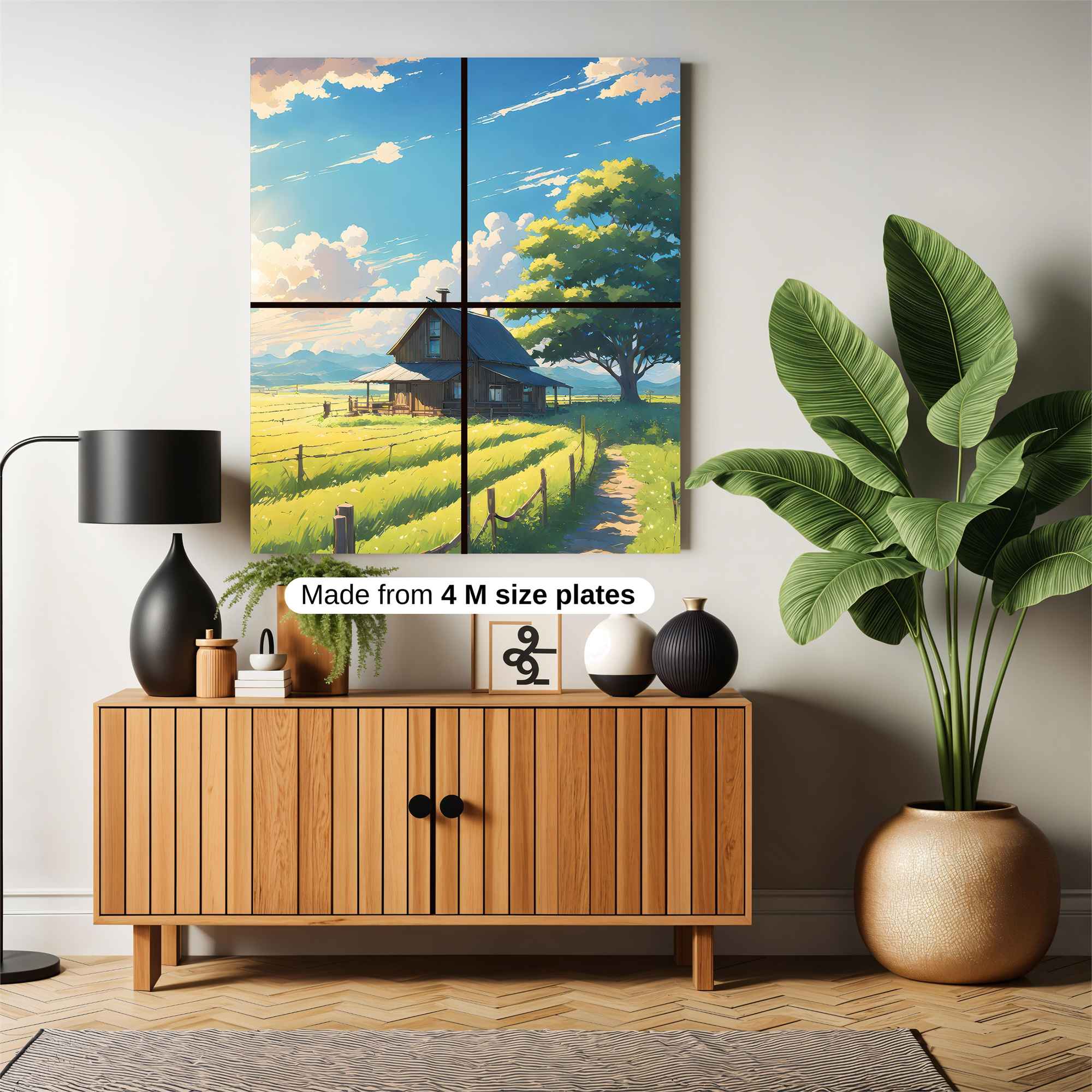 Cottage Serenity Safe Wall Magnetic / M