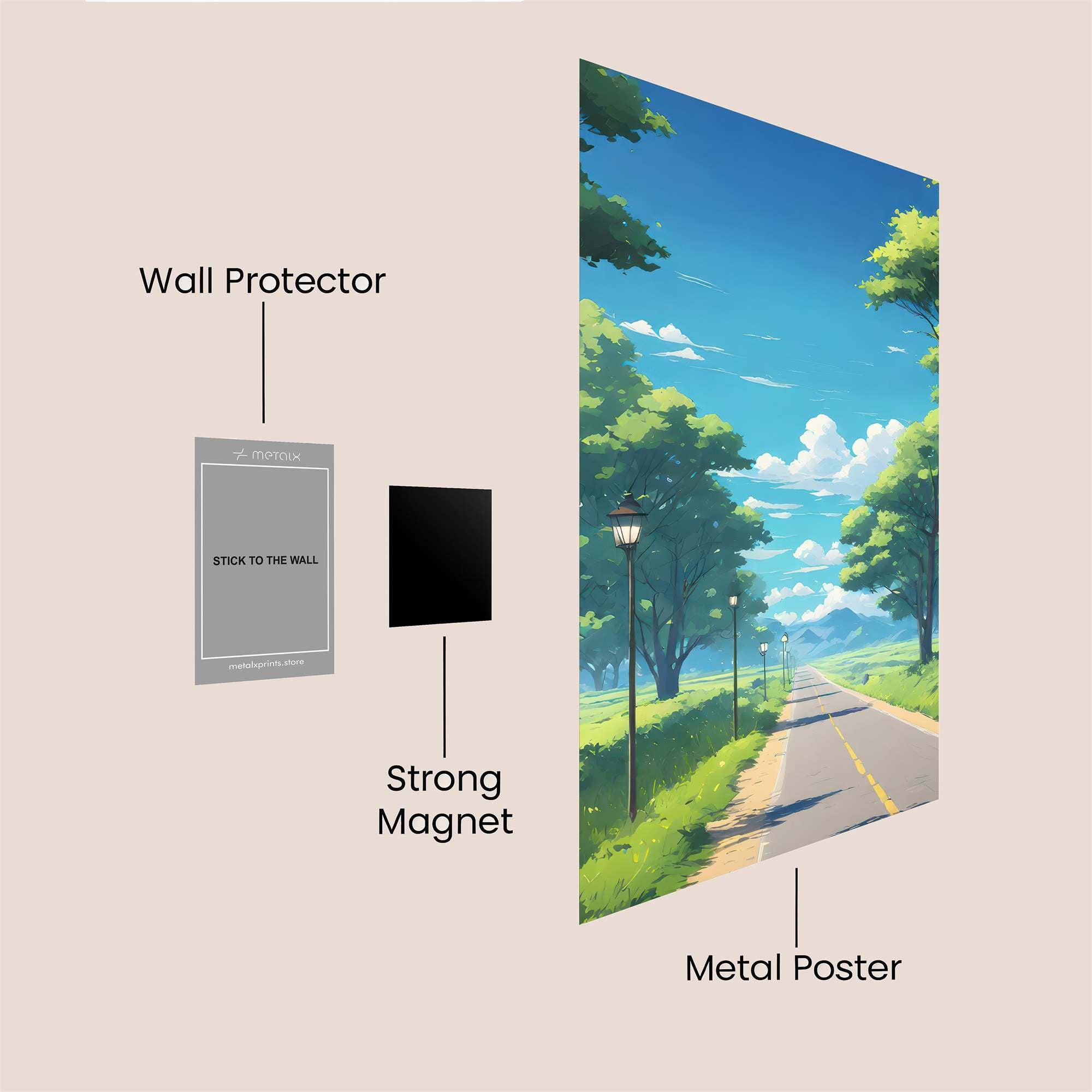 Journey Bliss Safe Wall Magnetic / M
