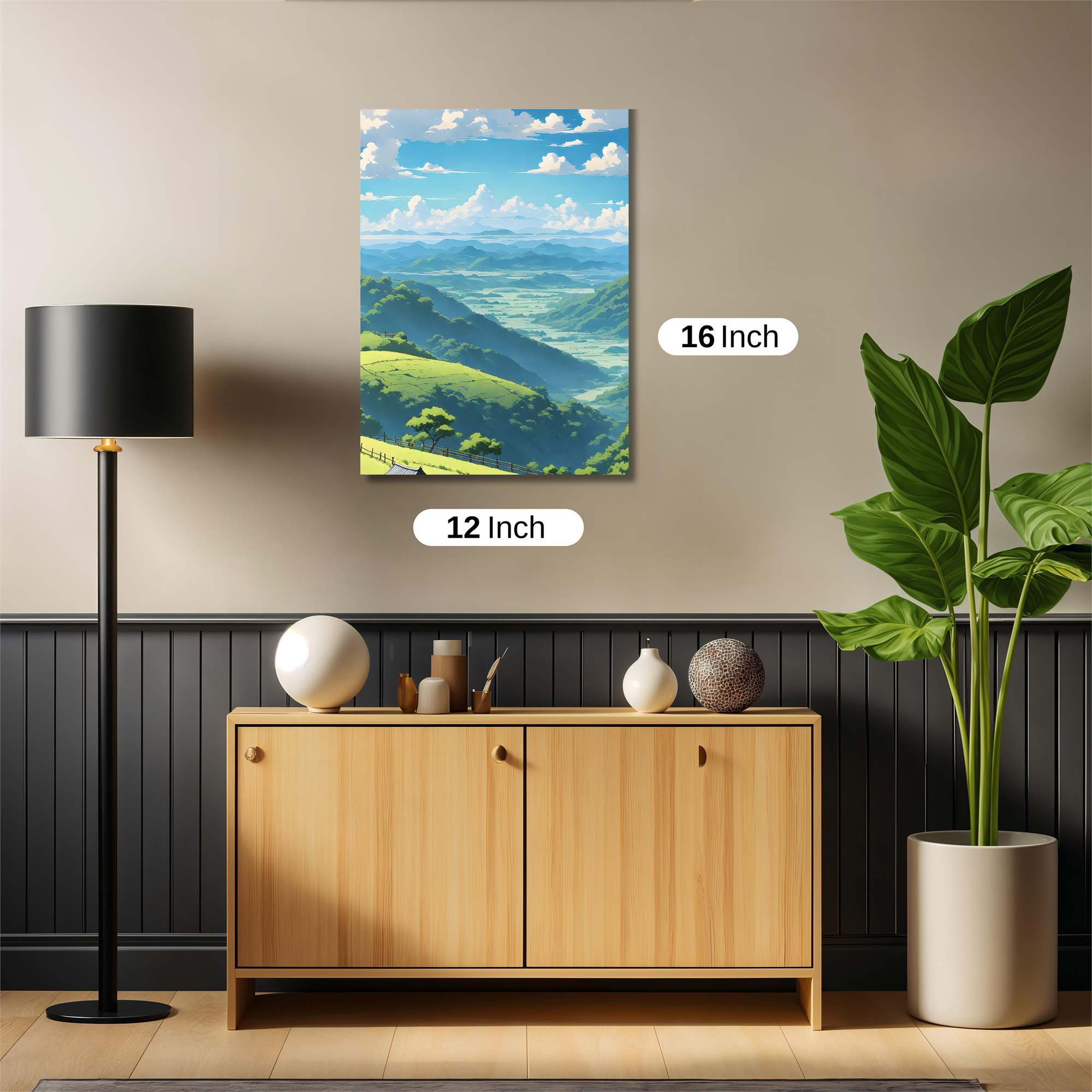Mountain Serenity Safe Wall Magnetic / M