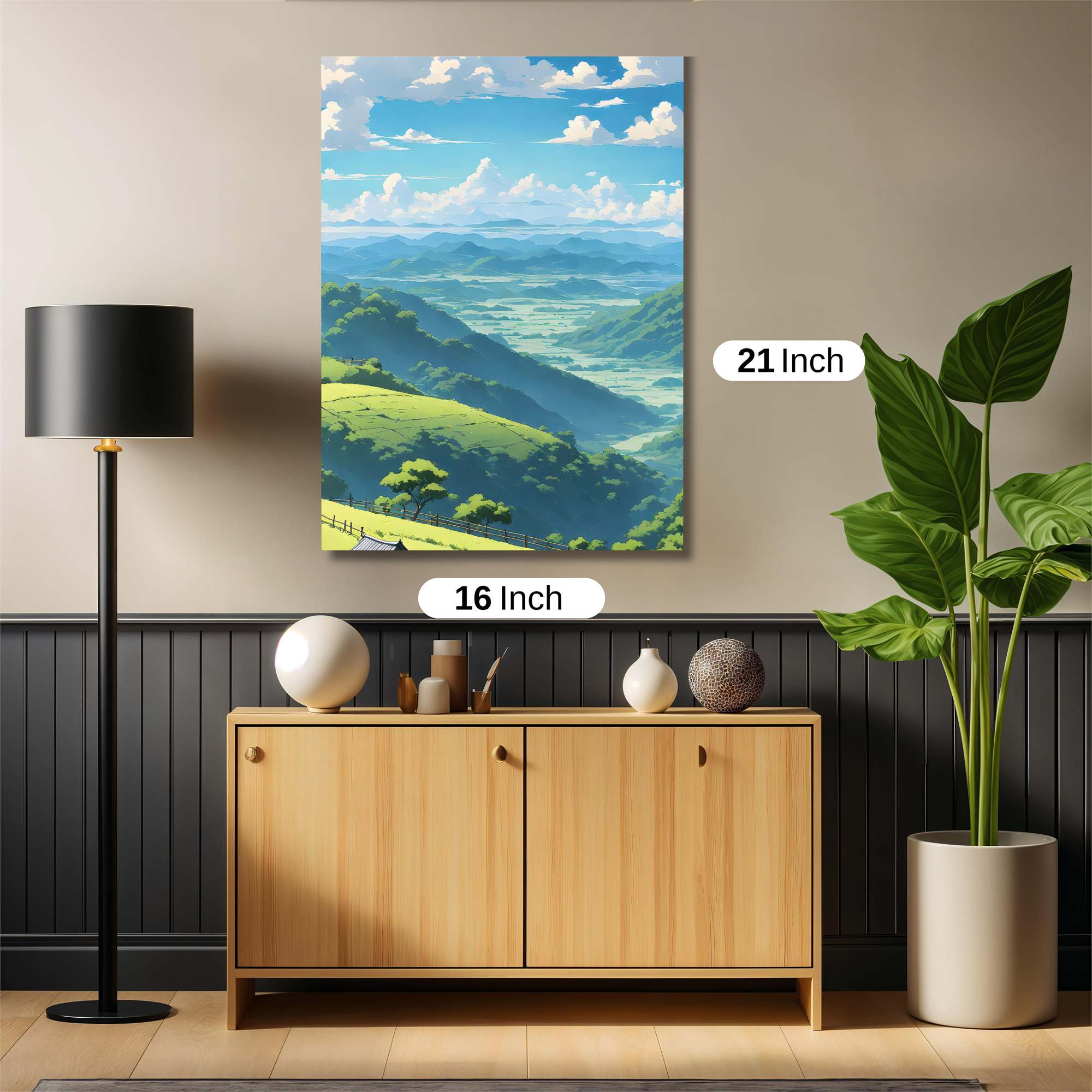 Mountain Serenity Safe Wall Magnetic / M