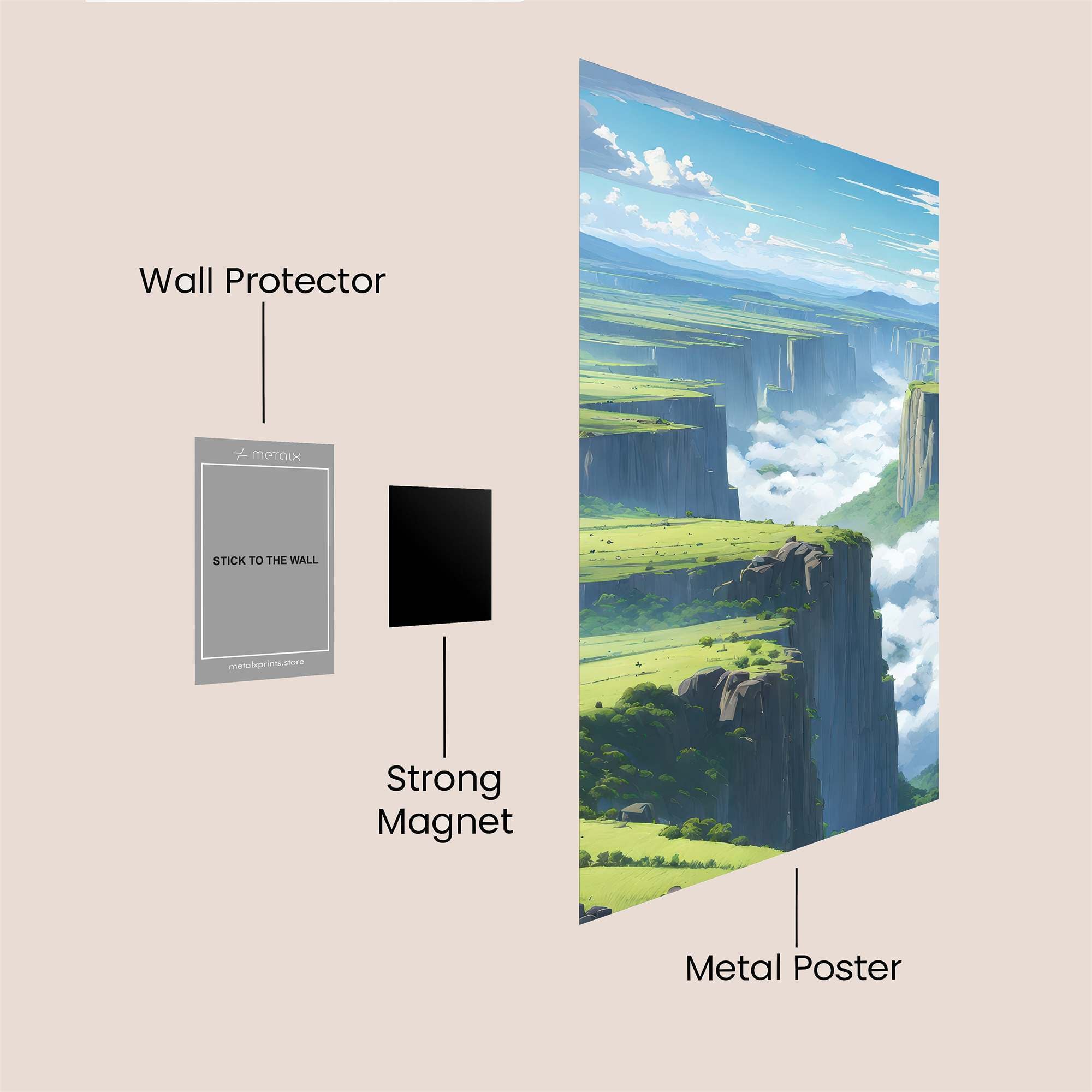 Canyon Serenity Safe Wall Magnetic / M