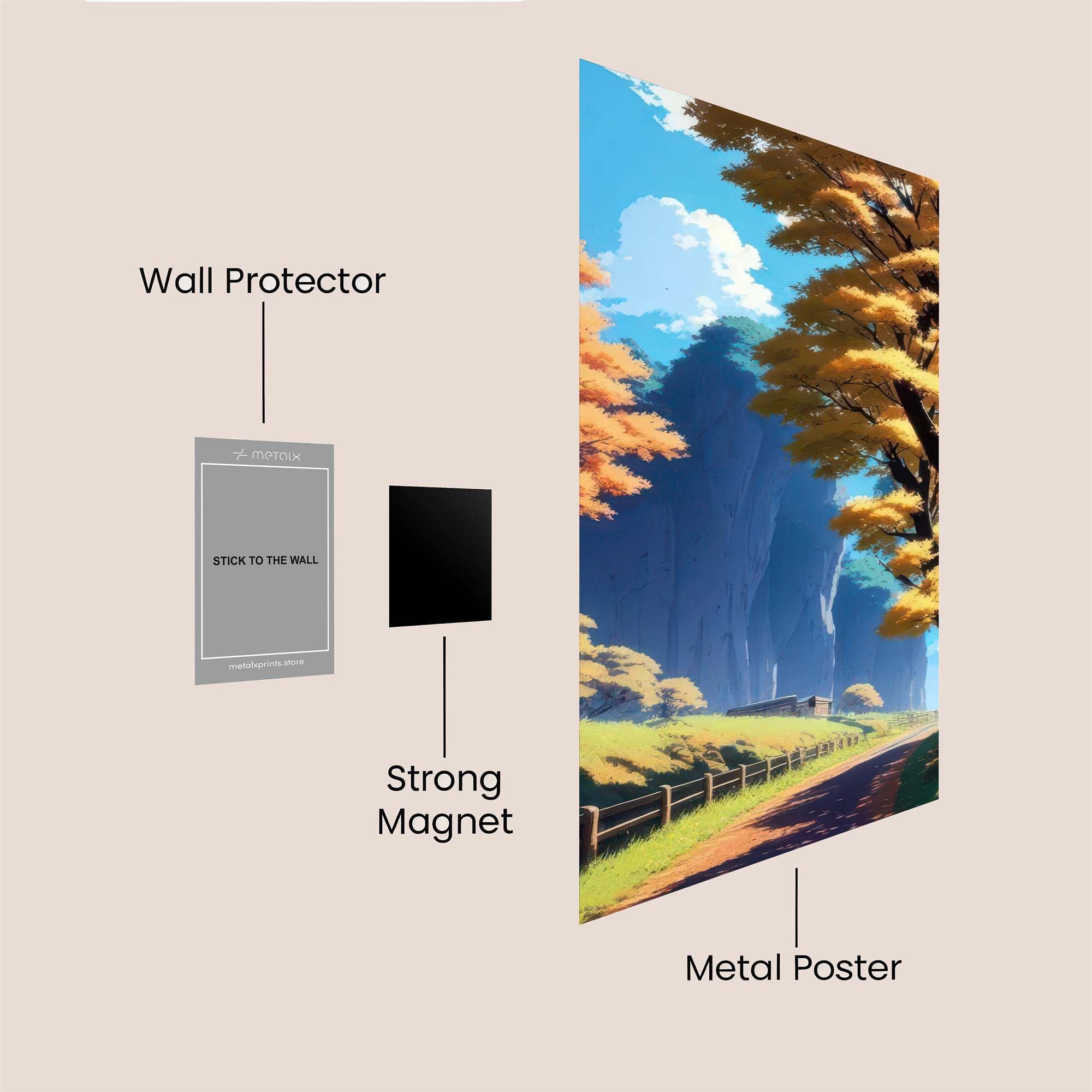 Autumn Serenity Safe Wall Magnetic / M