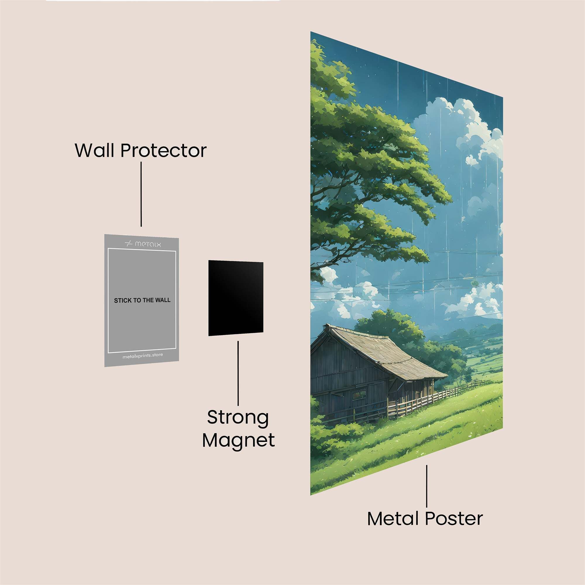 Cabin Serenity Safe Wall Magnetic / M