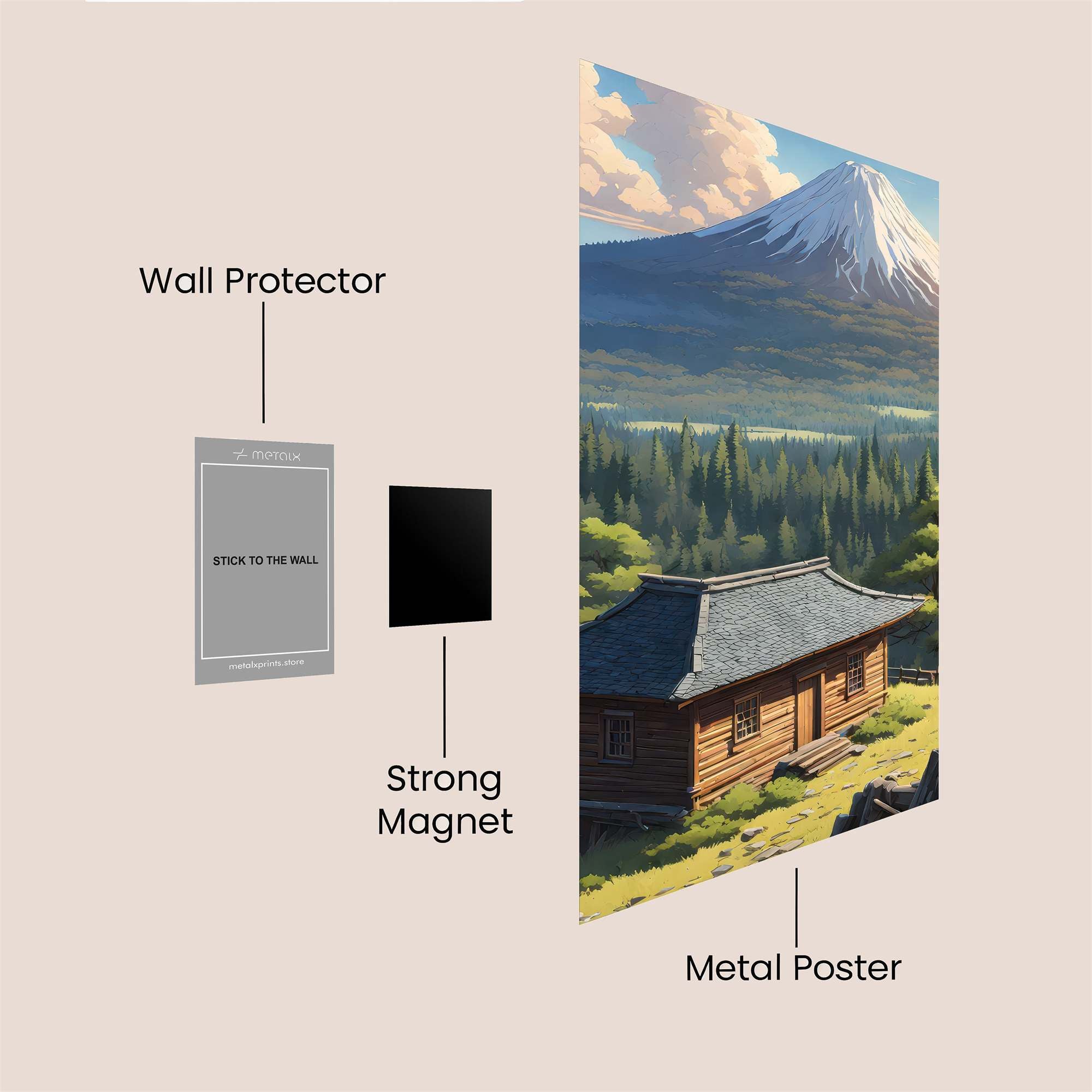 Fuji Serenity Safe Wall Magnetic / M