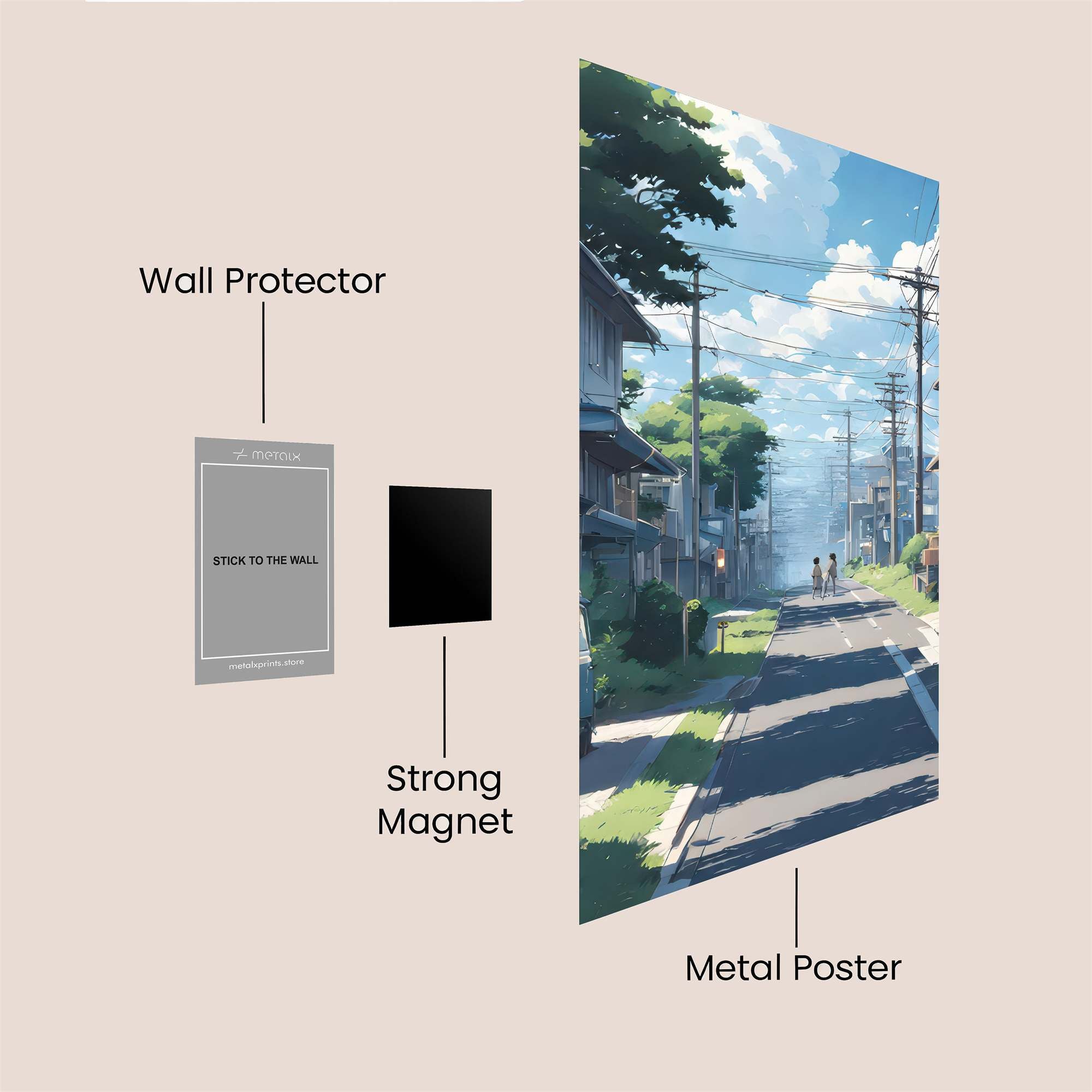 Makoto Serene Safe Wall Magnetic / M