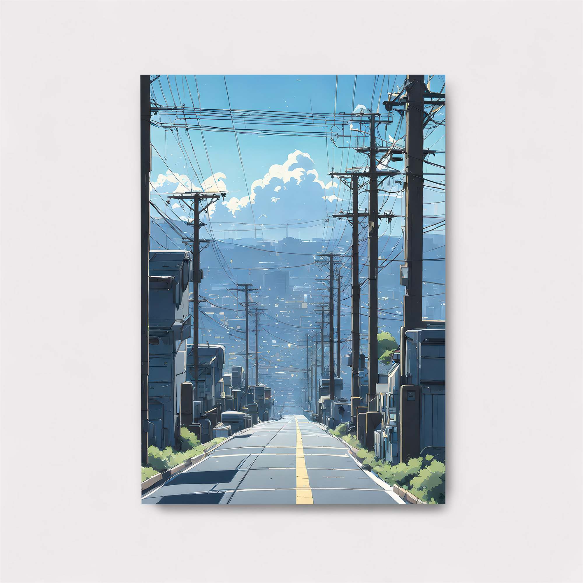 Cityscape Serenity Safe Wall Magnetic / M