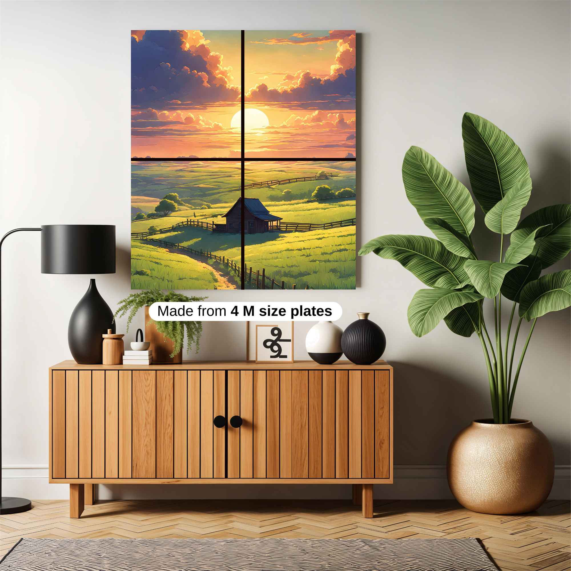 Sunset Serenity Safe Wall Magnetic / M