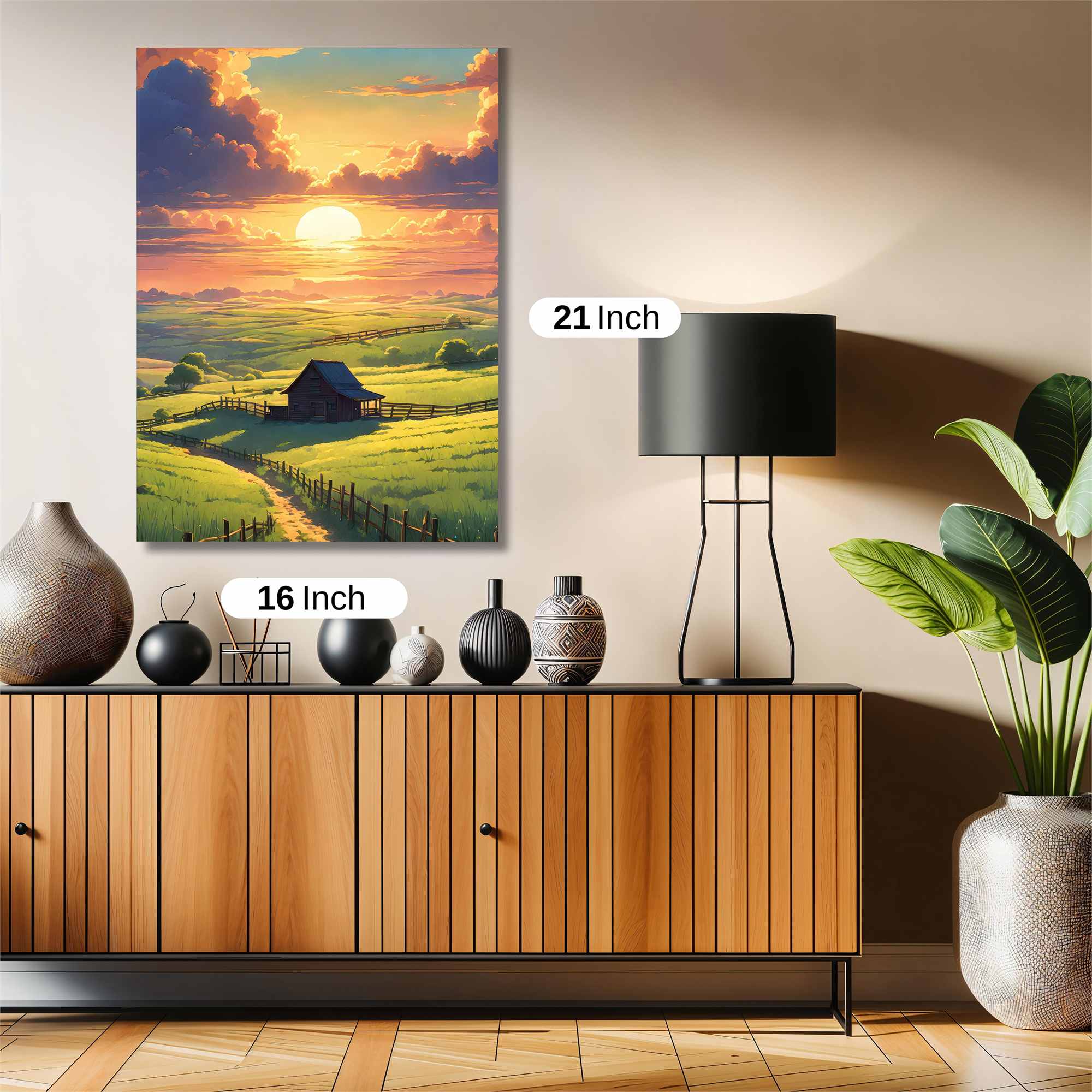 Sunset Serenity Safe Wall Magnetic / M