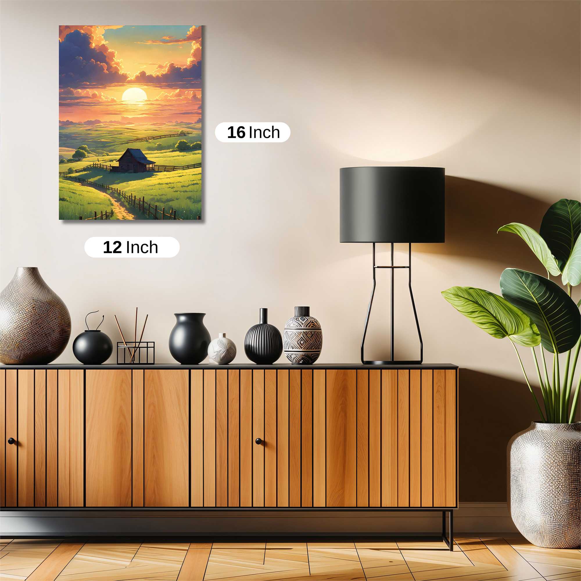 Sunset Serenity Safe Wall Magnetic / M