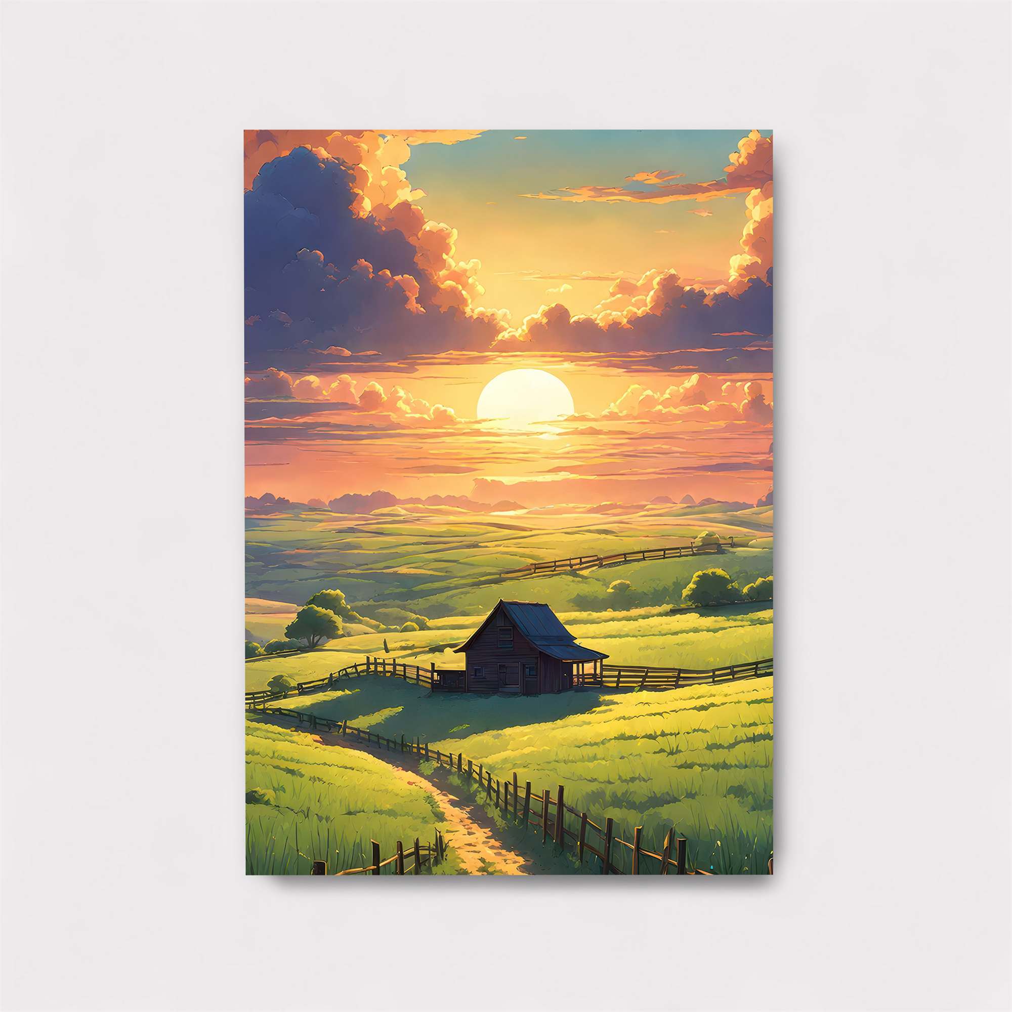Sunset Serenity Safe Wall Magnetic / M