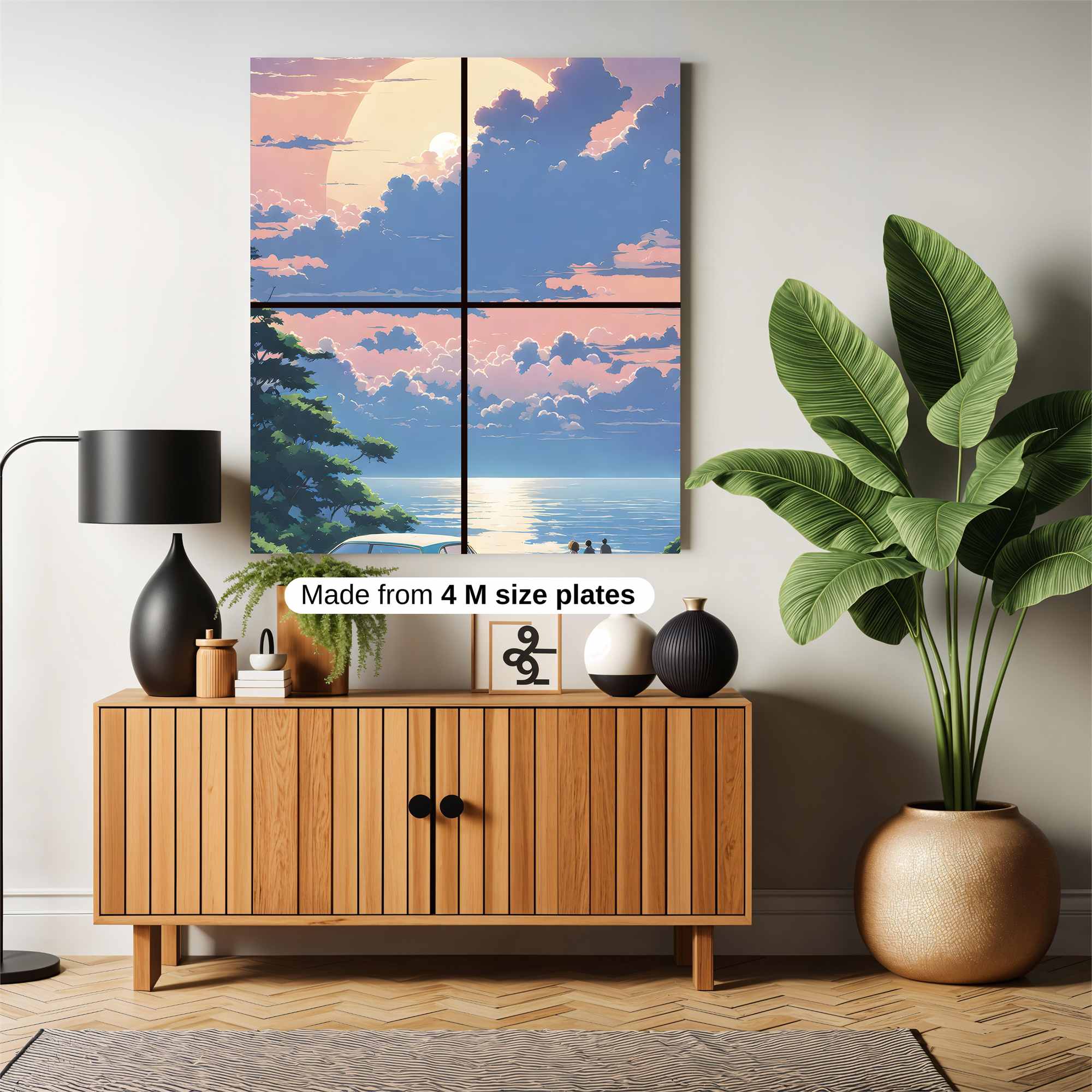 Sunset Serenity Safe Wall Magnetic / M
