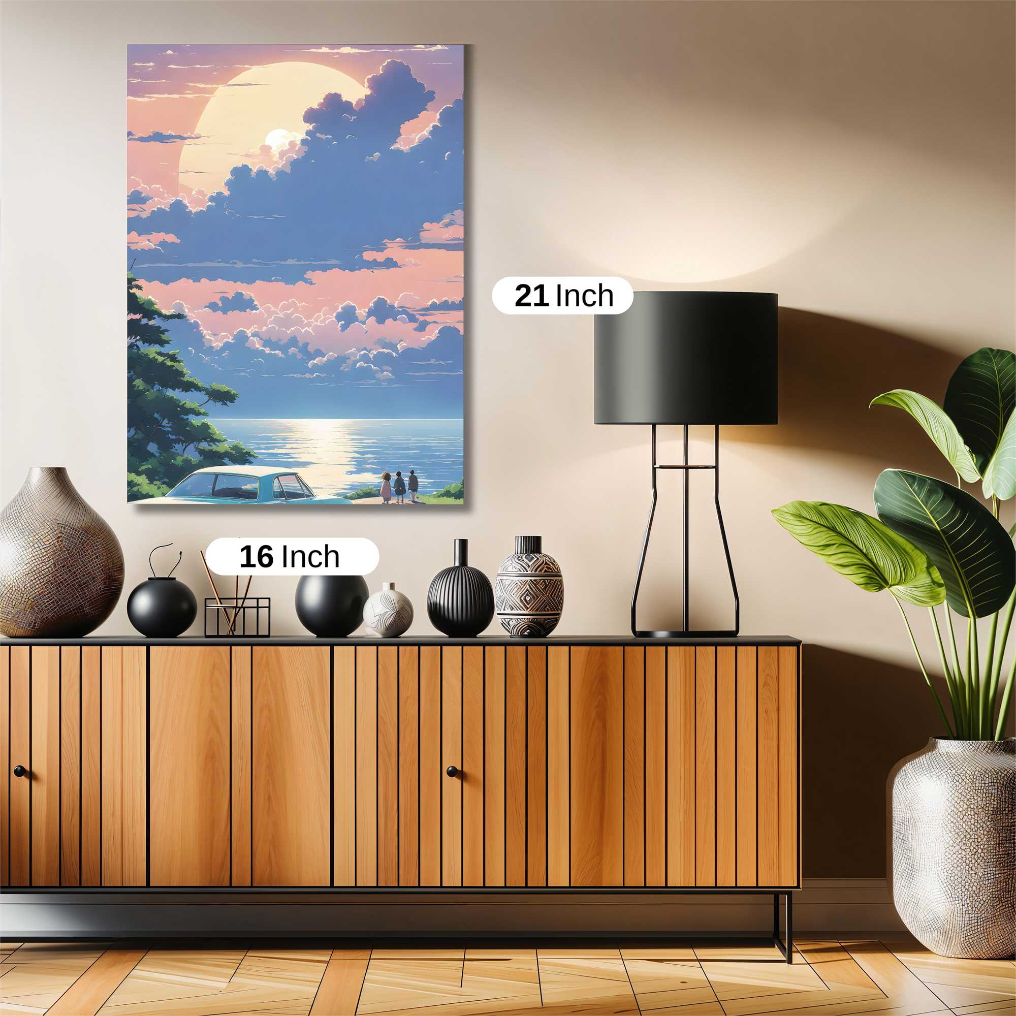 Sunset Serenity Safe Wall Magnetic / M