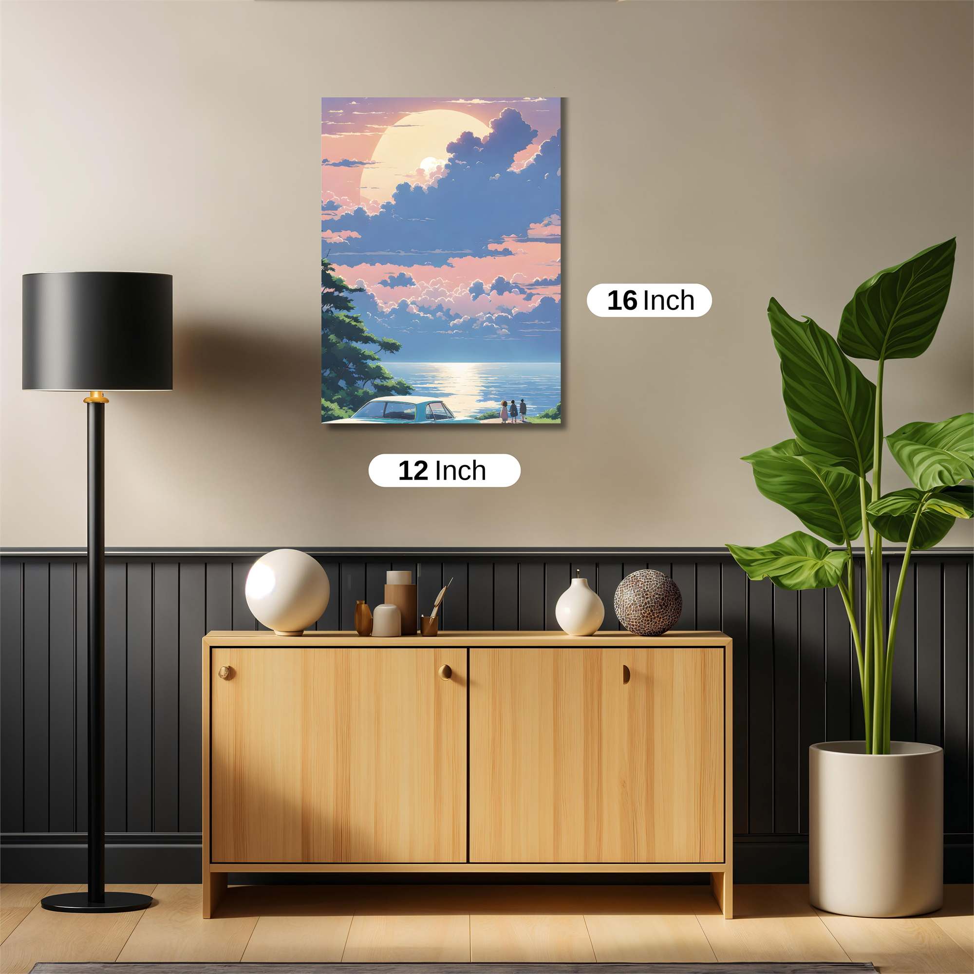 Sunset Serenity Safe Wall Magnetic / M