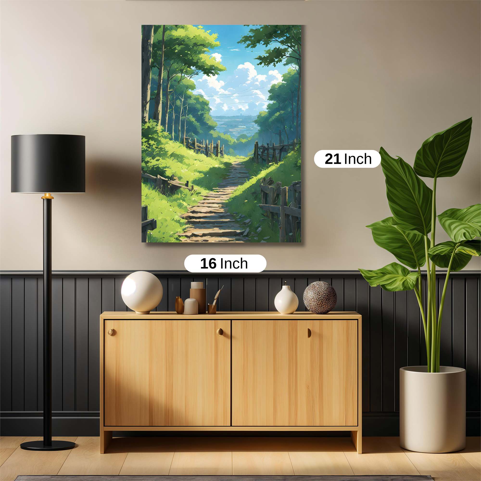 Forest Serenity Safe Wall Magnetic / M