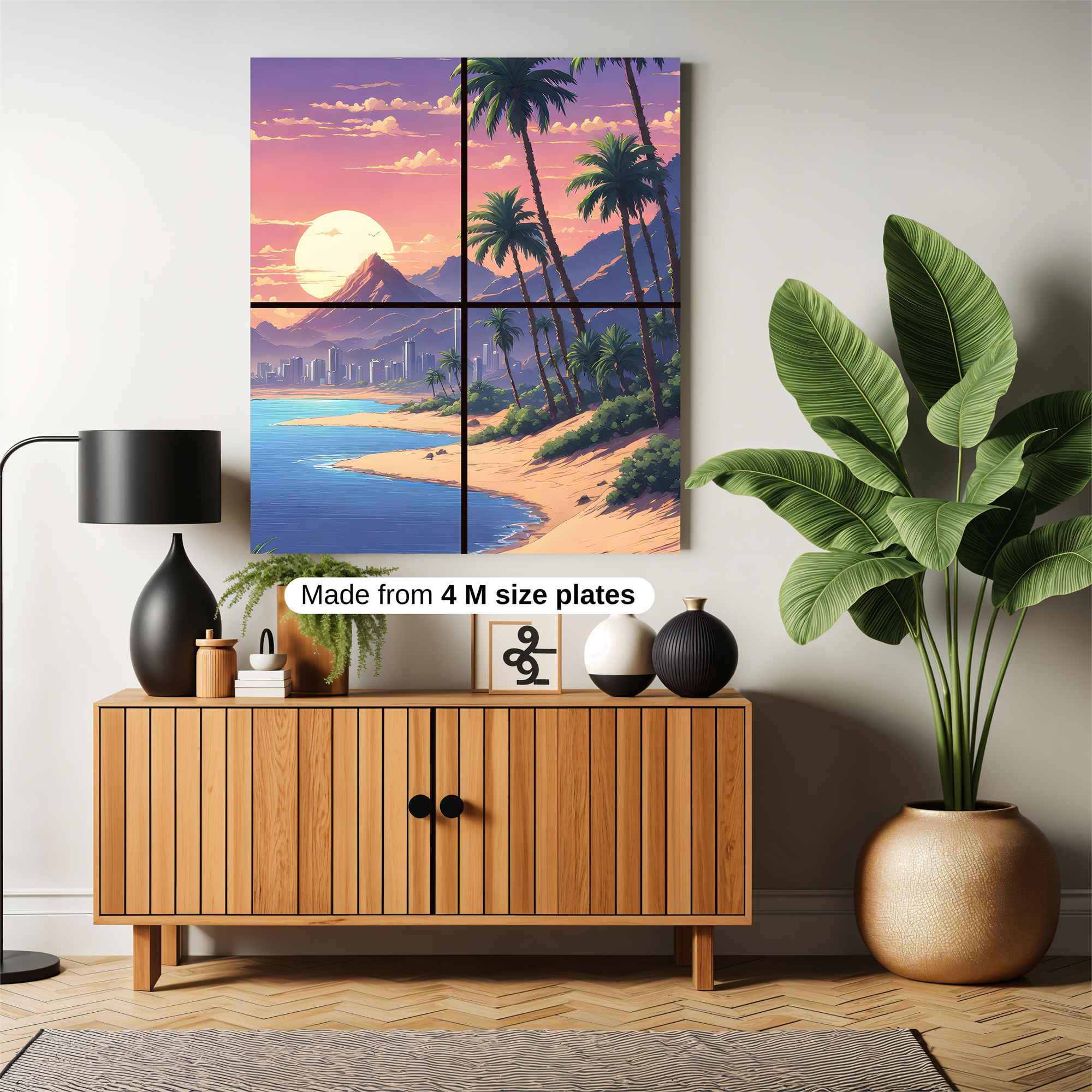 Sunset Serenity Safe Wall Magnetic / M