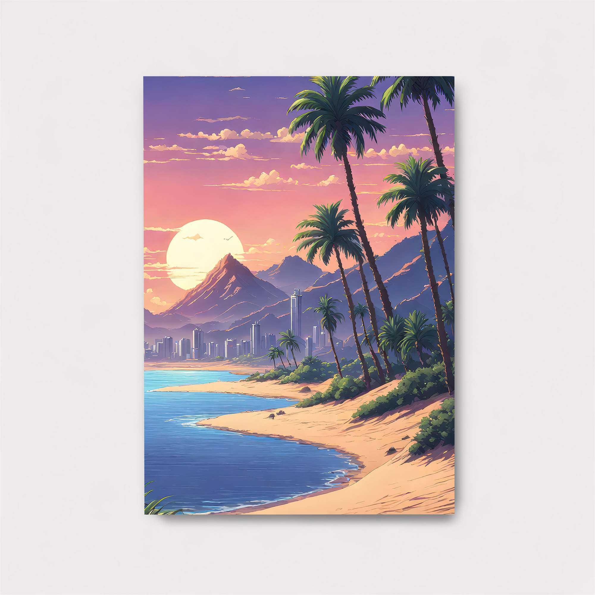 Sunset Serenity Safe Wall Magnetic / M