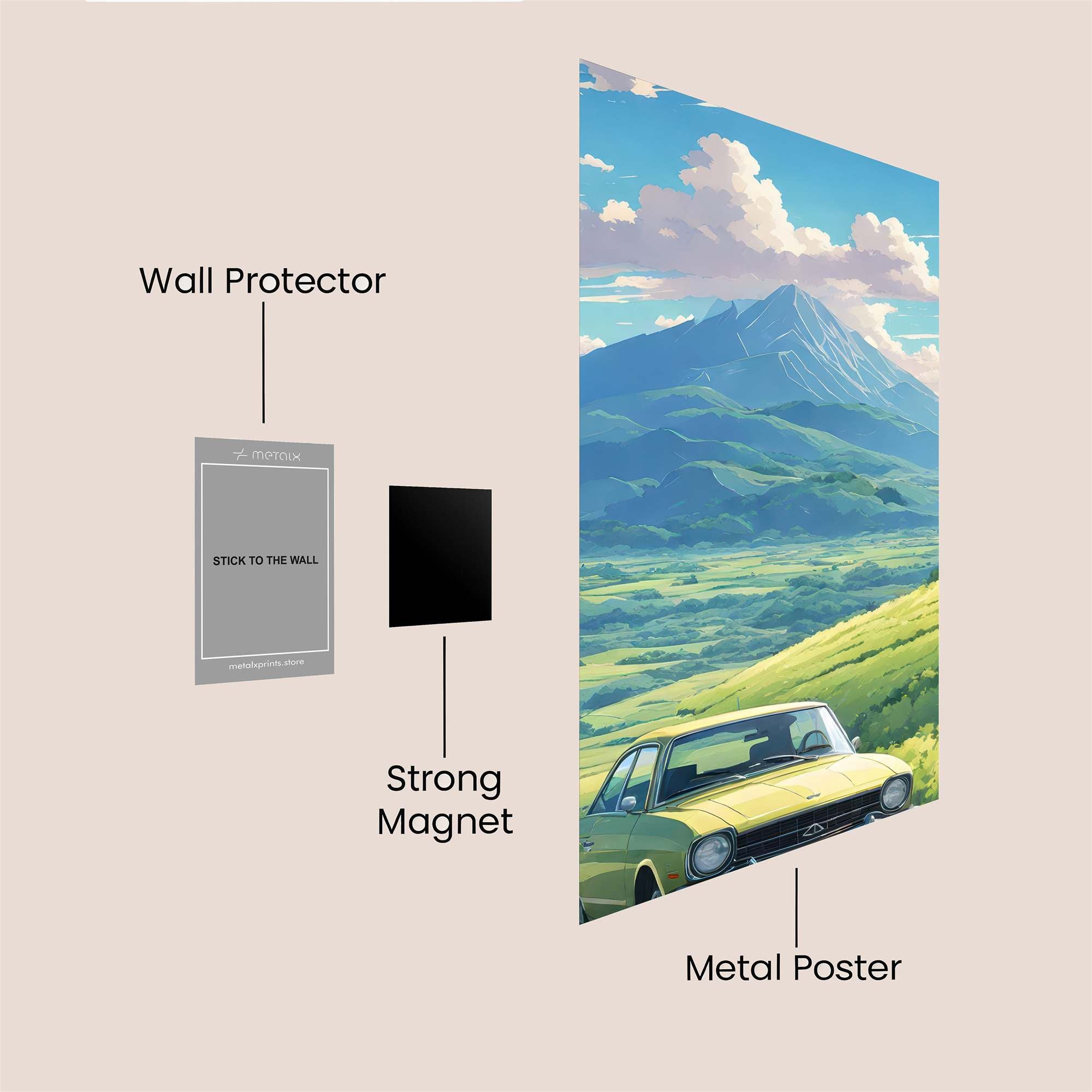 Fuji Serenity Safe Wall Magnetic / M