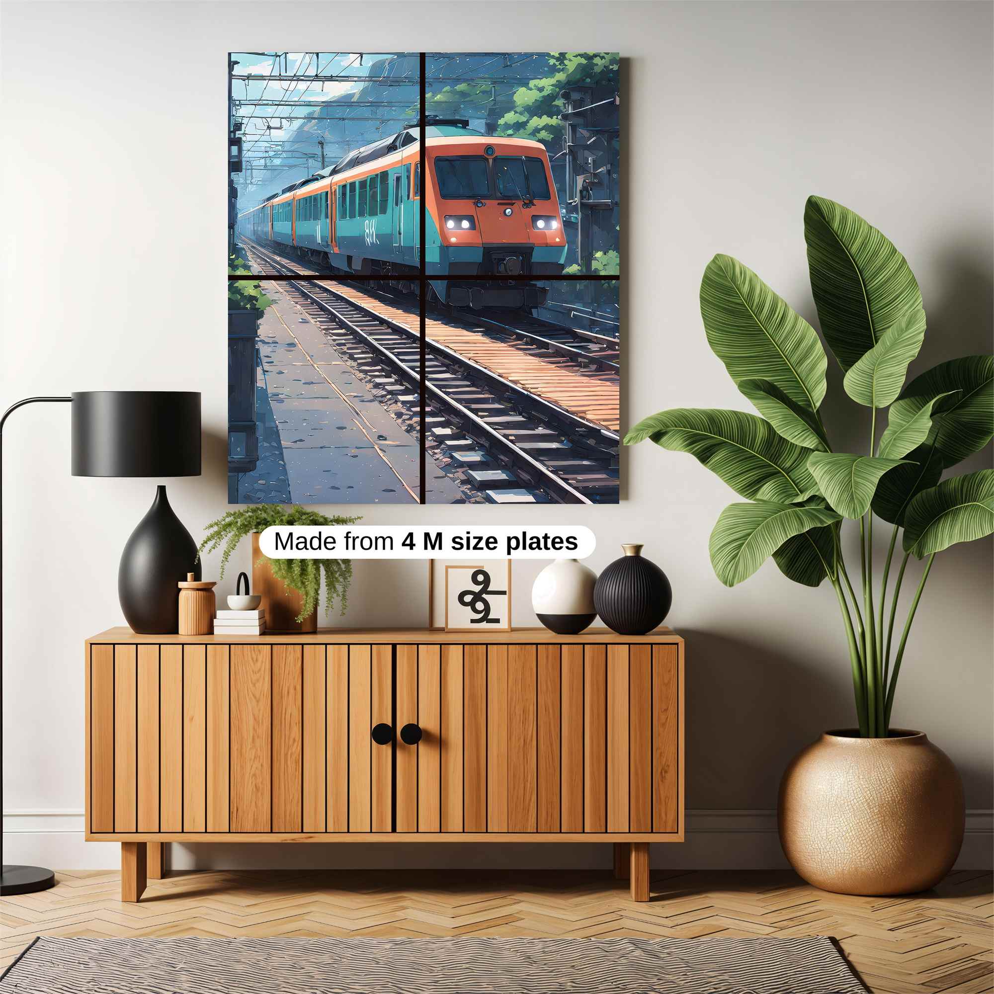 Train Tranquil Safe Wall Magnetic / M