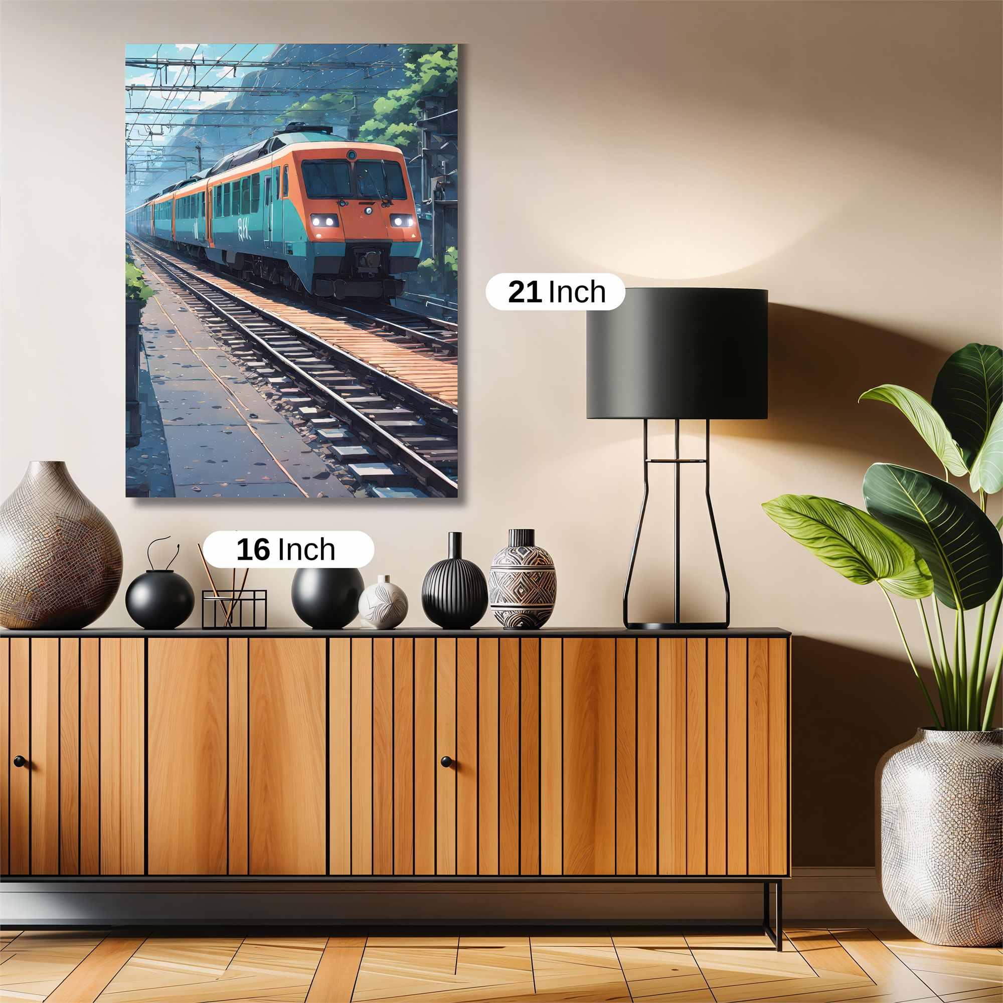 Train Tranquil Safe Wall Magnetic / M
