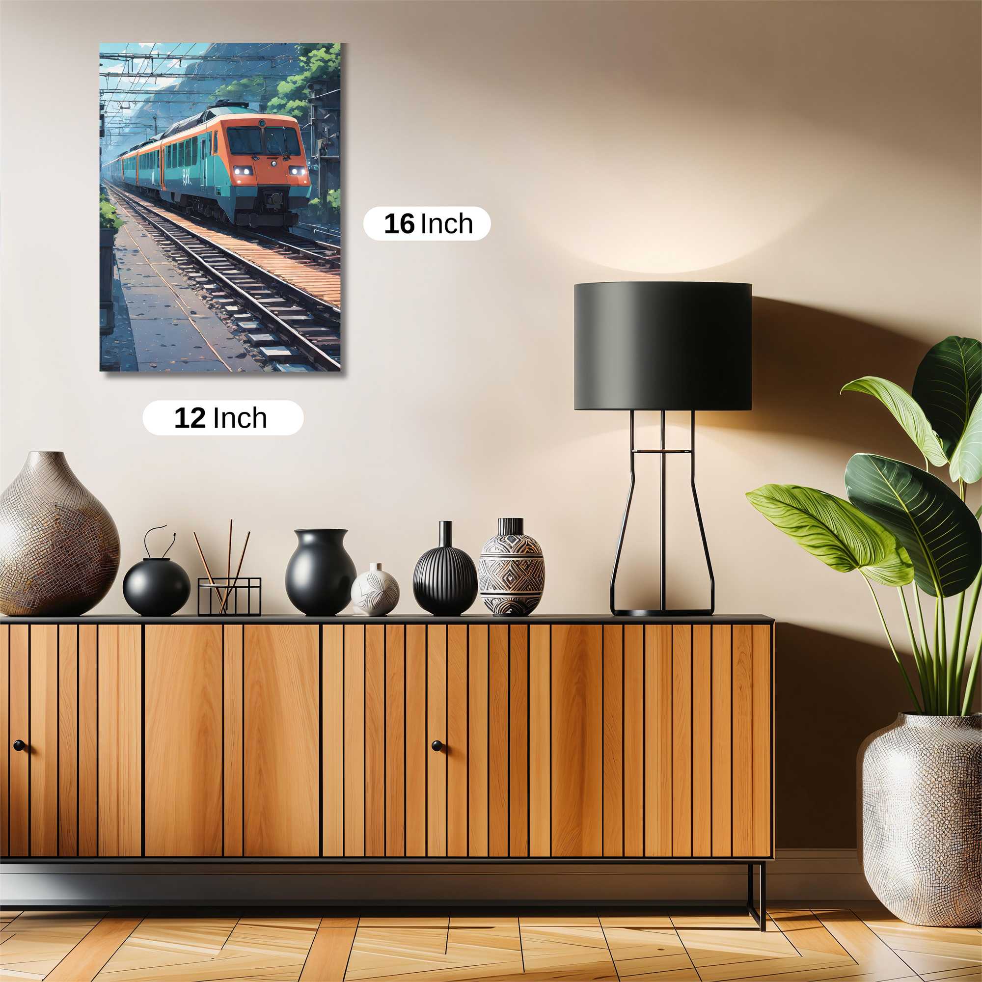 Train Tranquil Safe Wall Magnetic / M