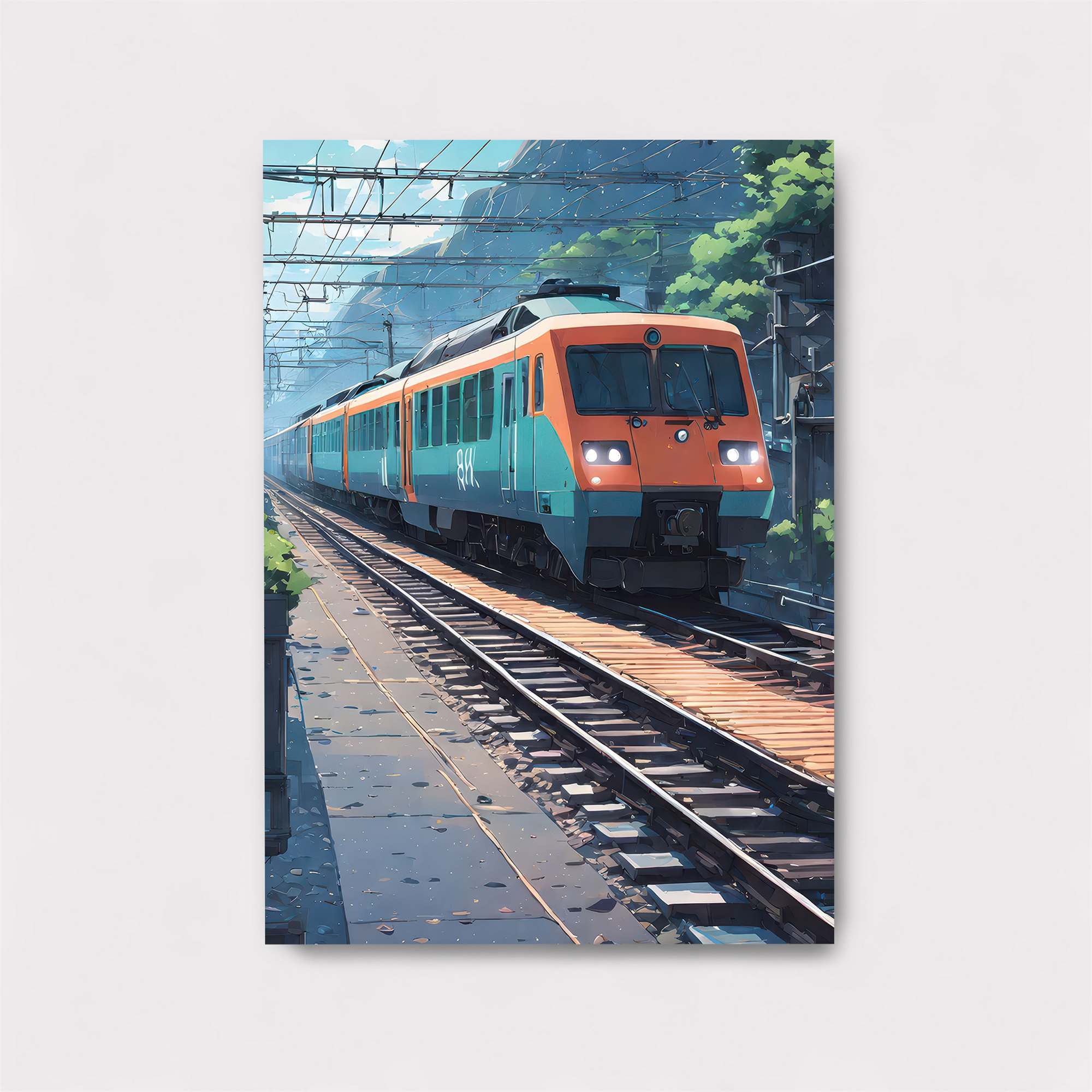 Train Tranquil Safe Wall Magnetic / M