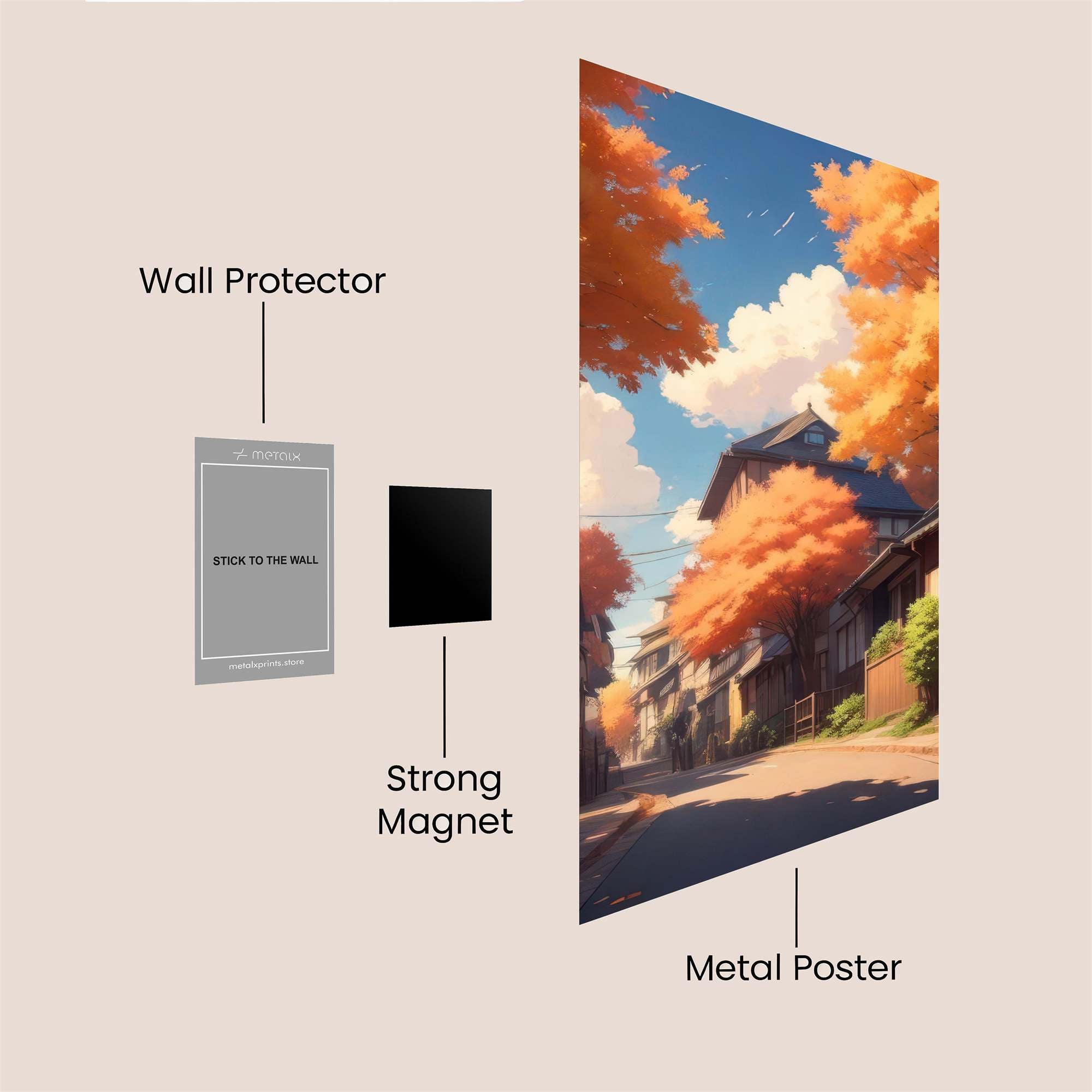 Autumn Serenity Safe Wall Magnetic / M