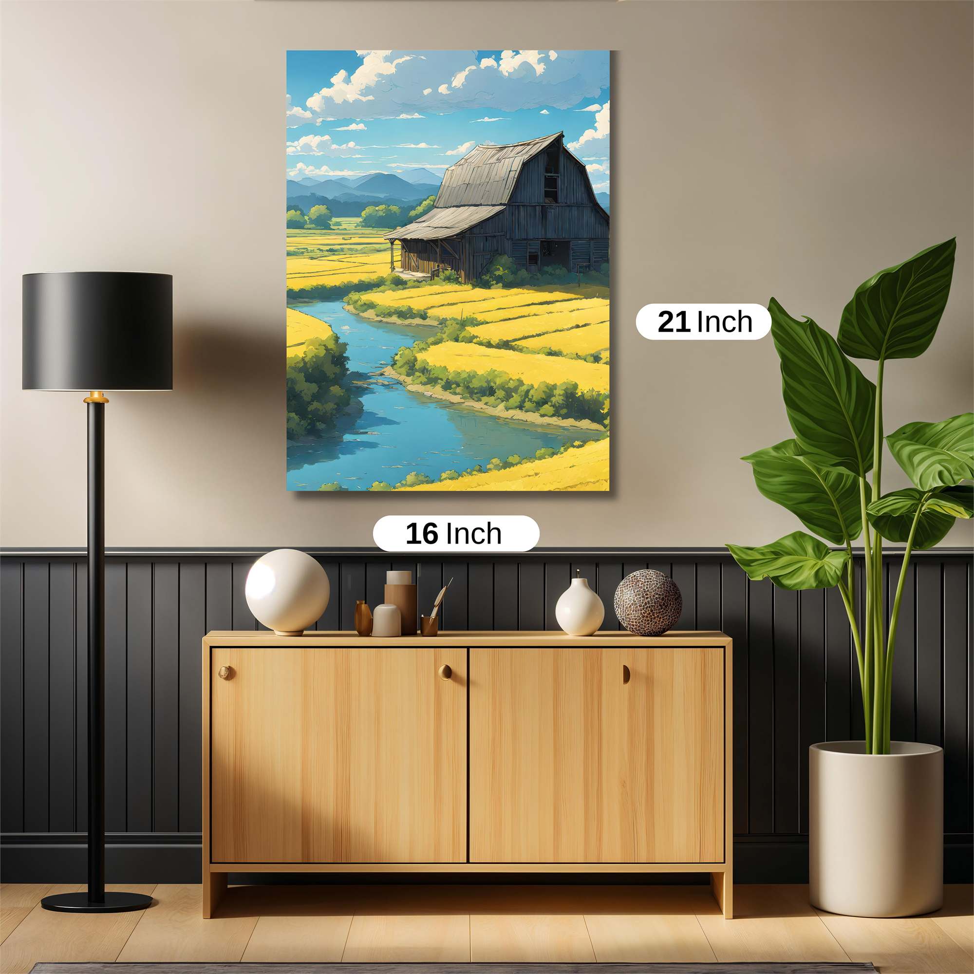 Barn Serenity Safe Wall Magnetic / M