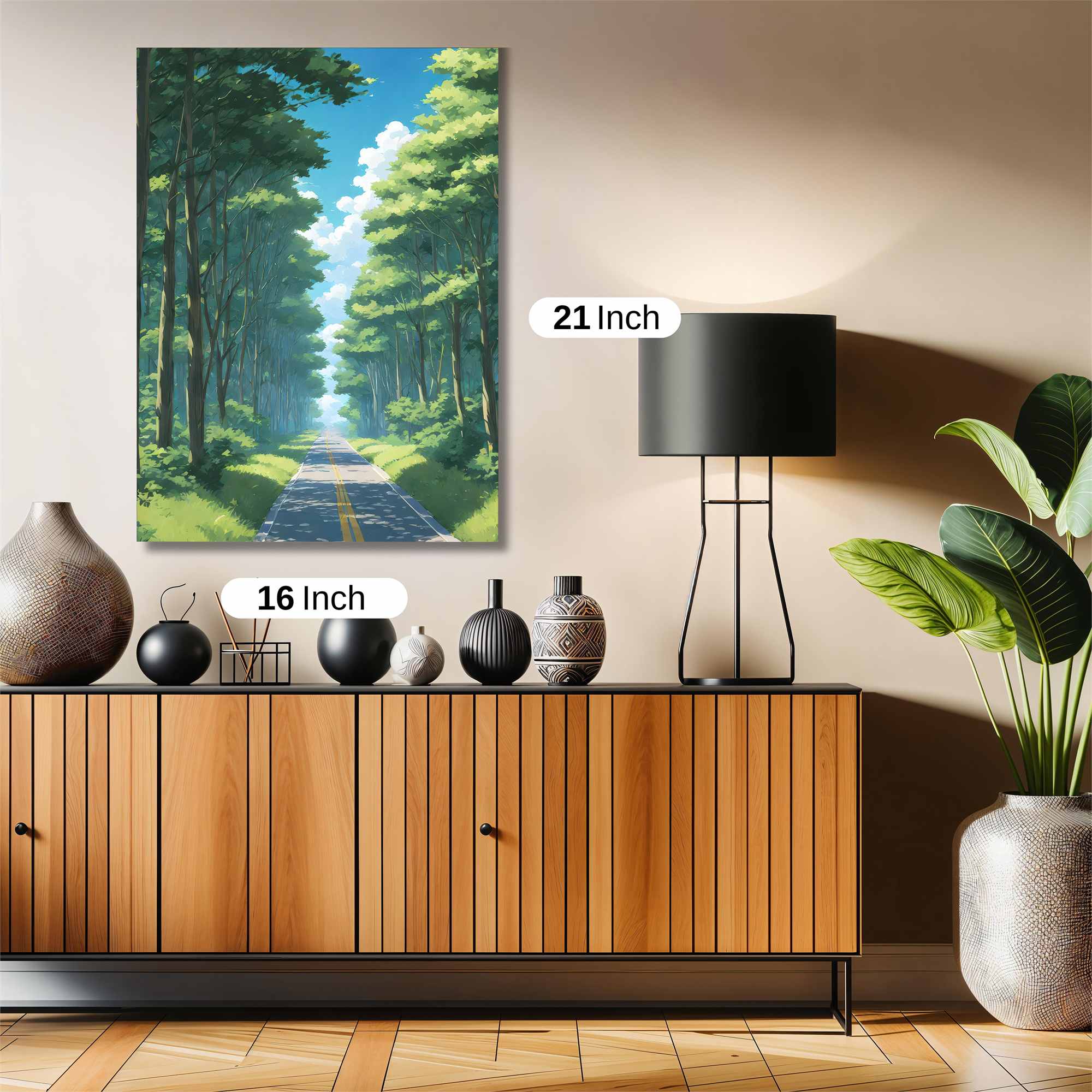 Forest Serenity Safe Wall Magnetic / M