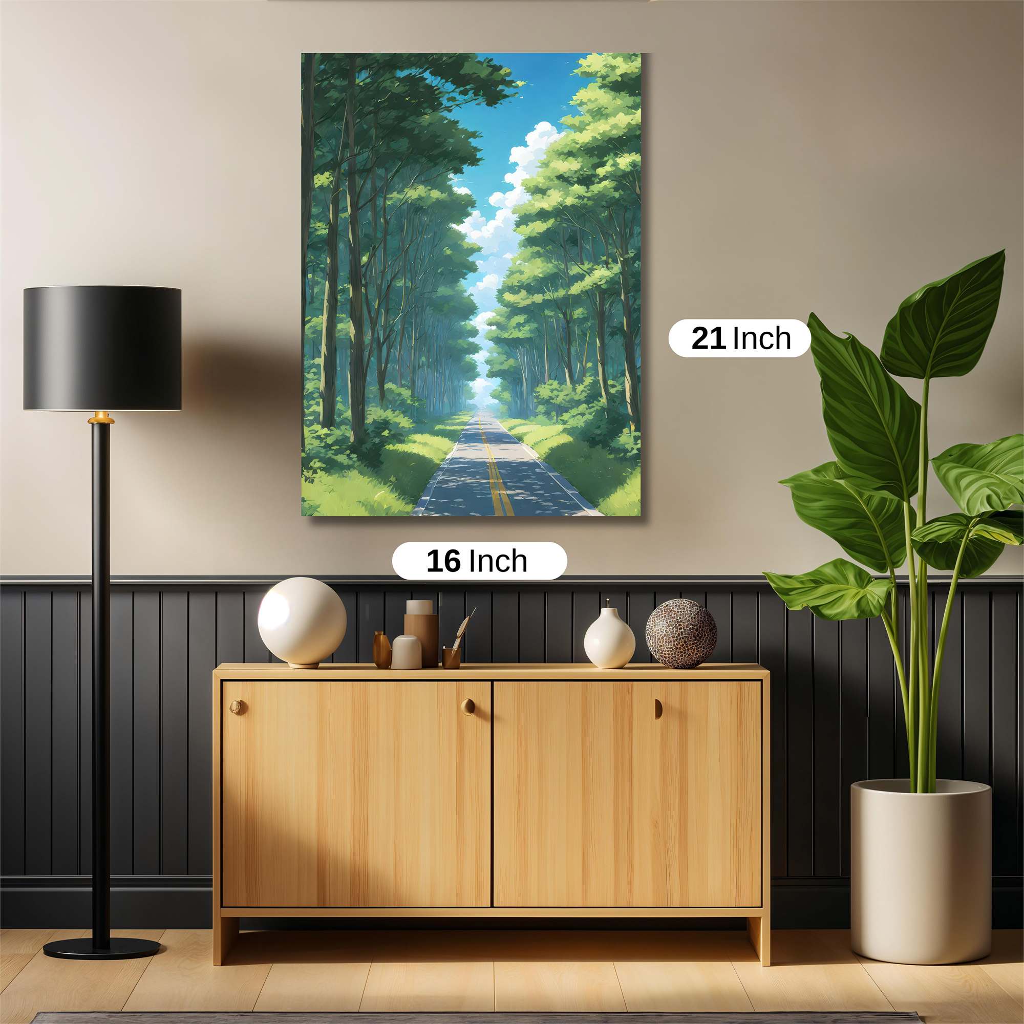 Forest Serenity Safe Wall Magnetic / M