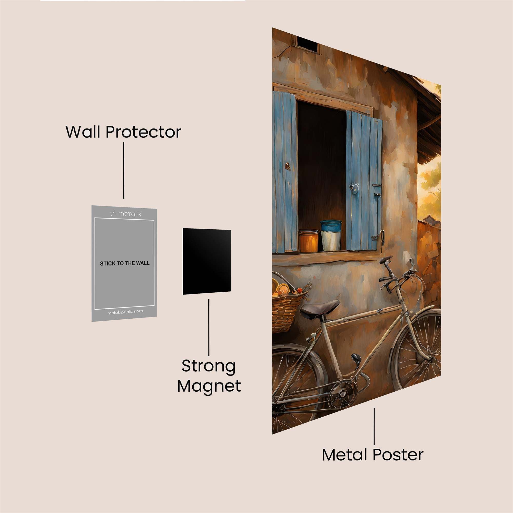 Rustic Serenity Safe Wall Magnetic / M