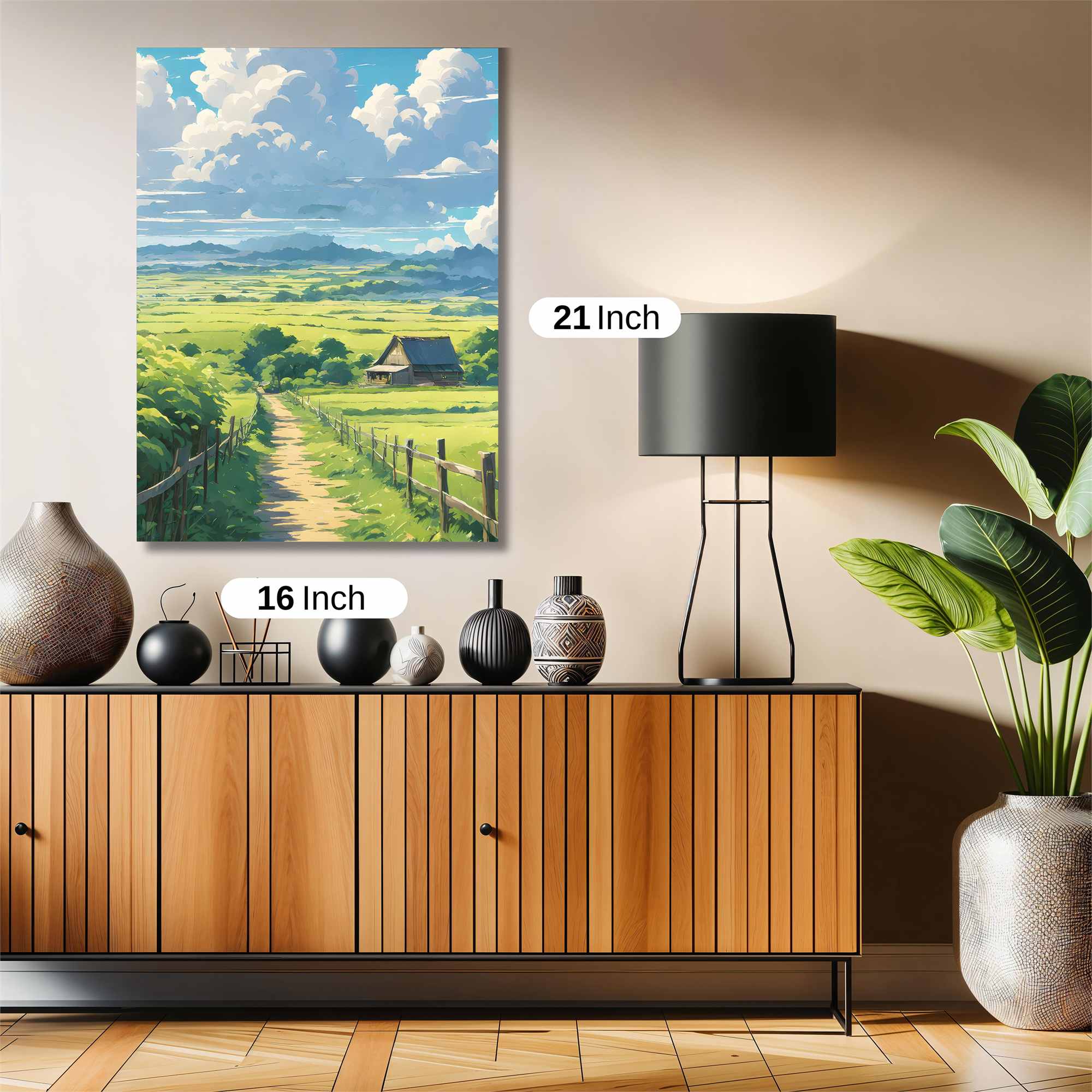Countryside Serenity Safe Wall Magnetic / M