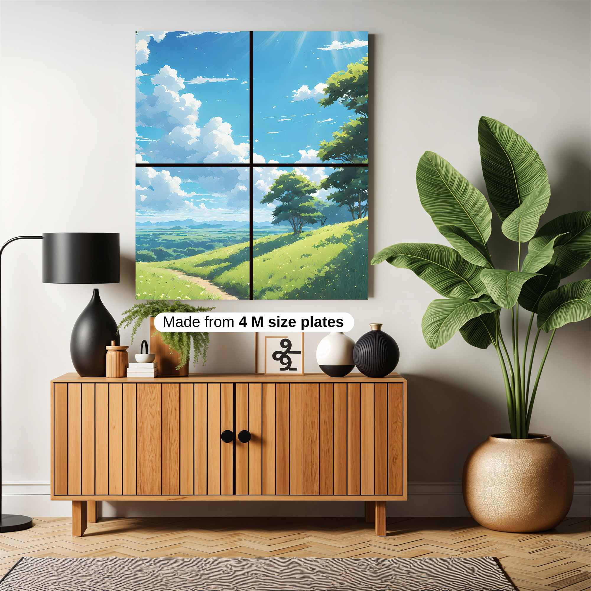 Sunlit Serenity Safe Wall Magnetic / M