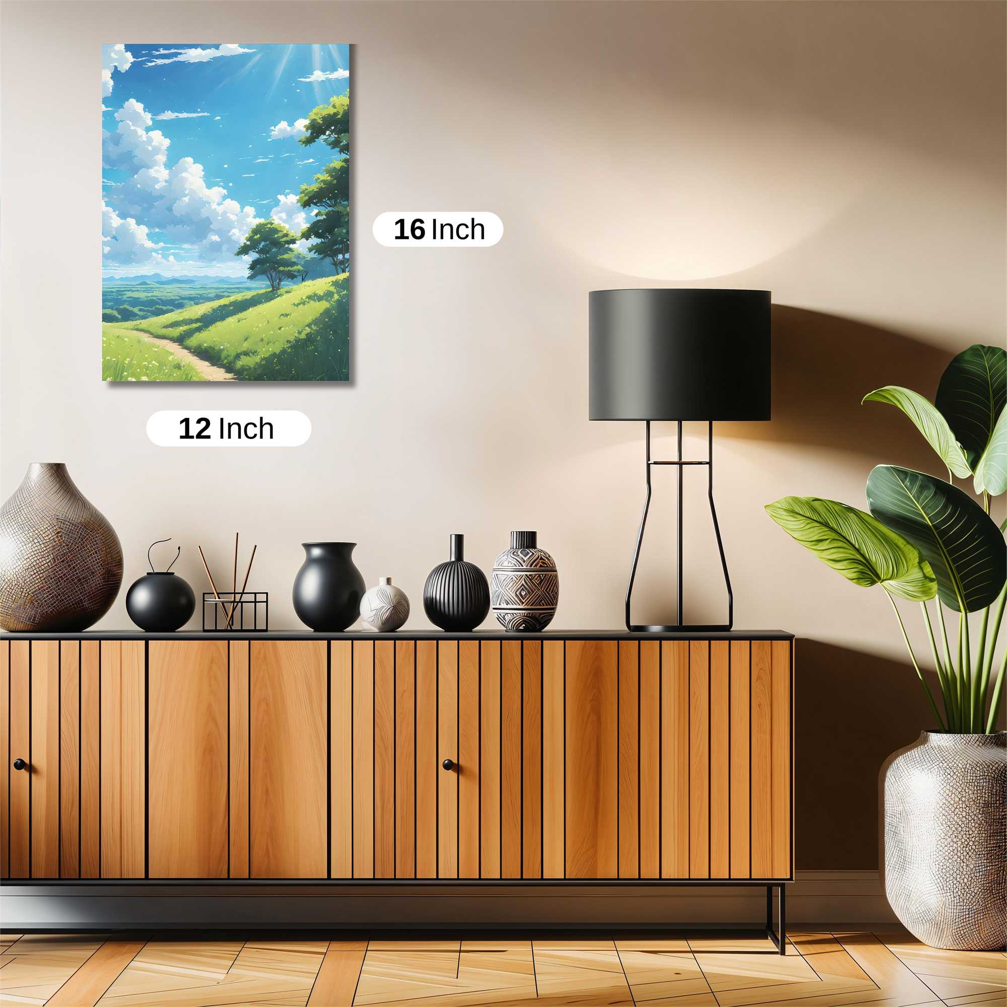 Sunlit Serenity Safe Wall Magnetic / M