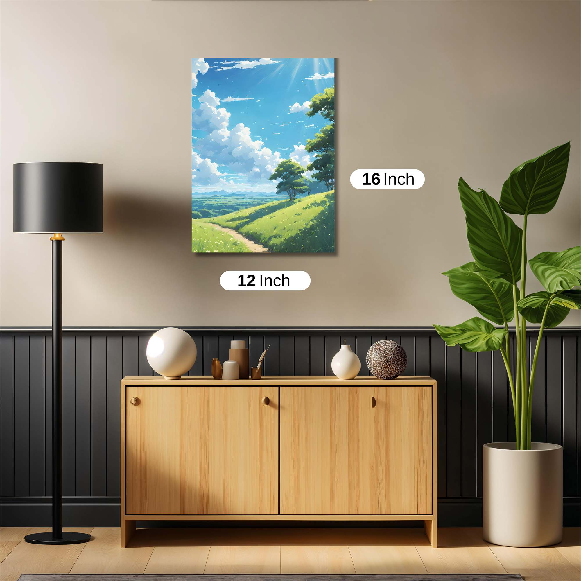 Sunlit Serenity Safe Wall Magnetic / M