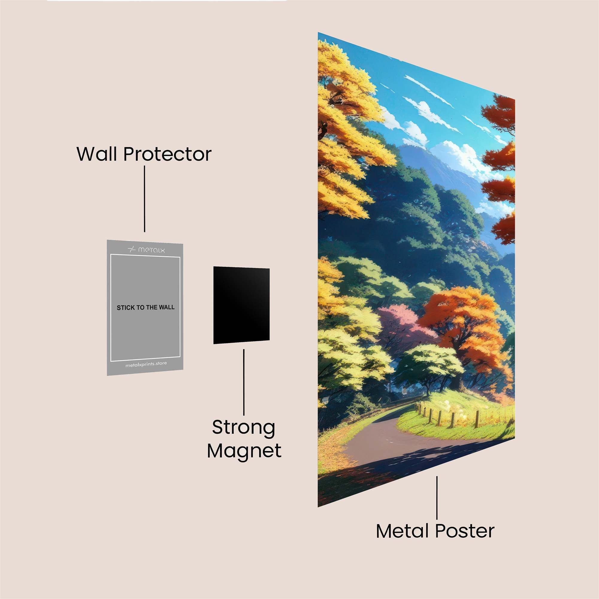 Autumn Bliss Safe Wall Magnetic / M