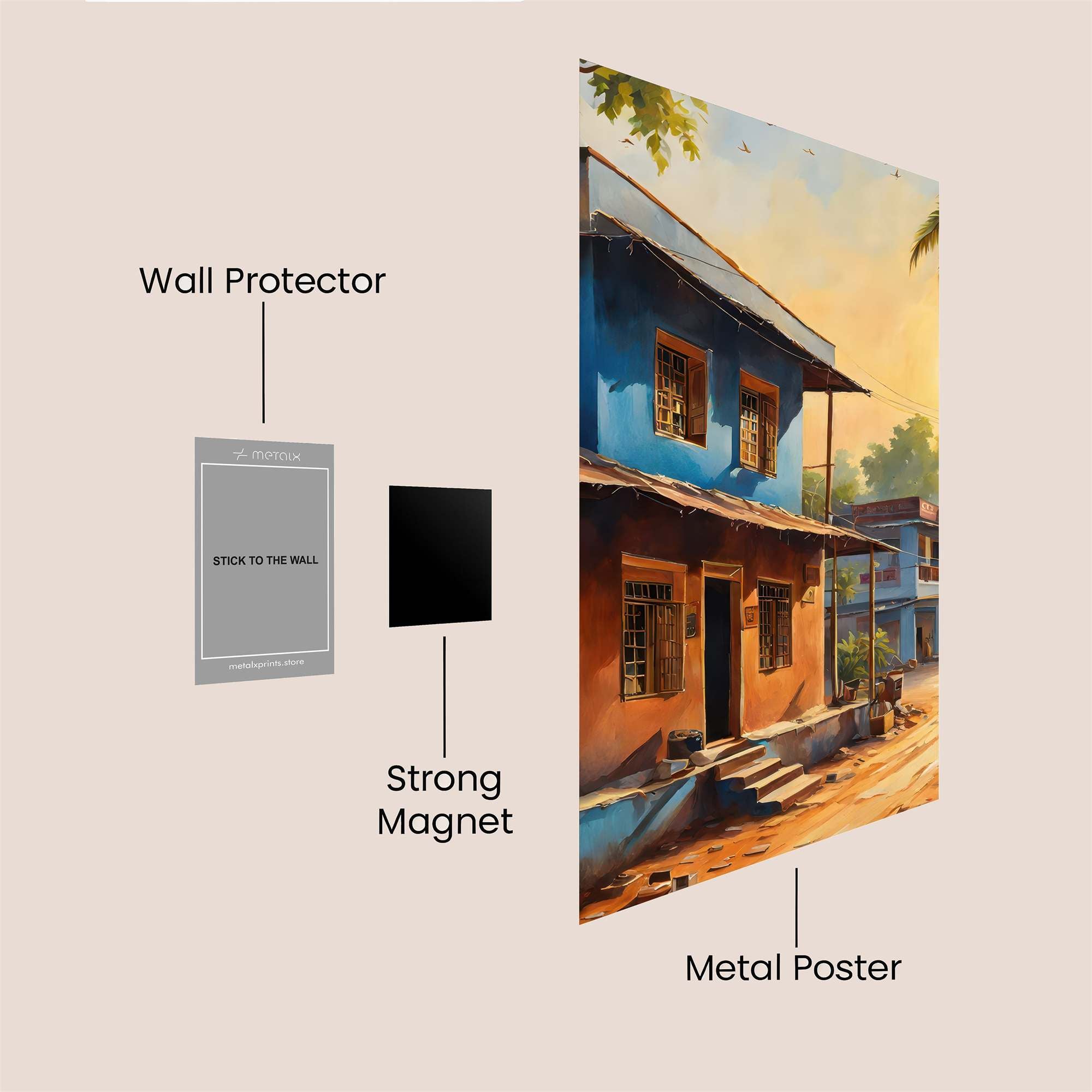 Village Serenity Safe Wall Magnetic / M