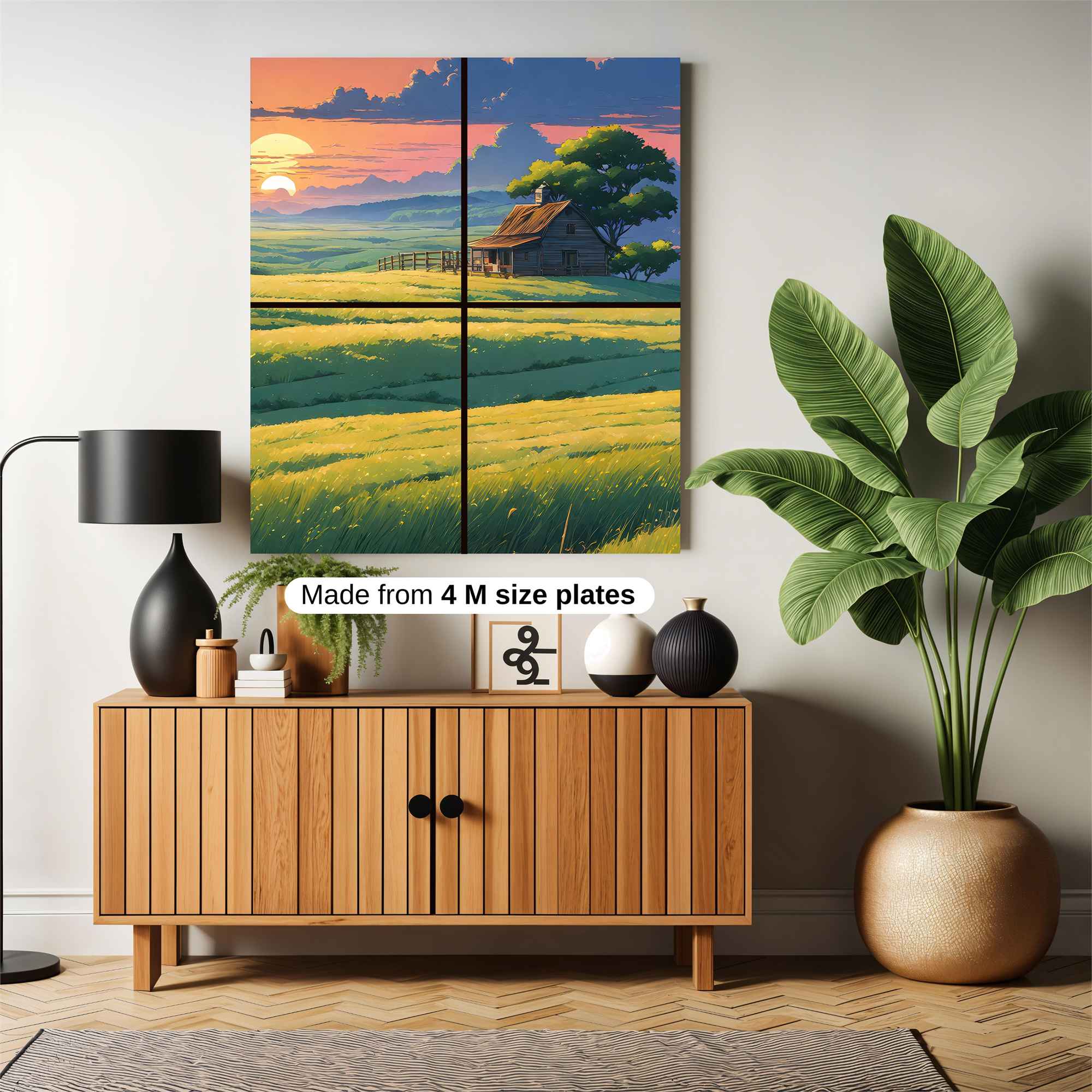Sunset Serenity Safe Wall Magnetic / M