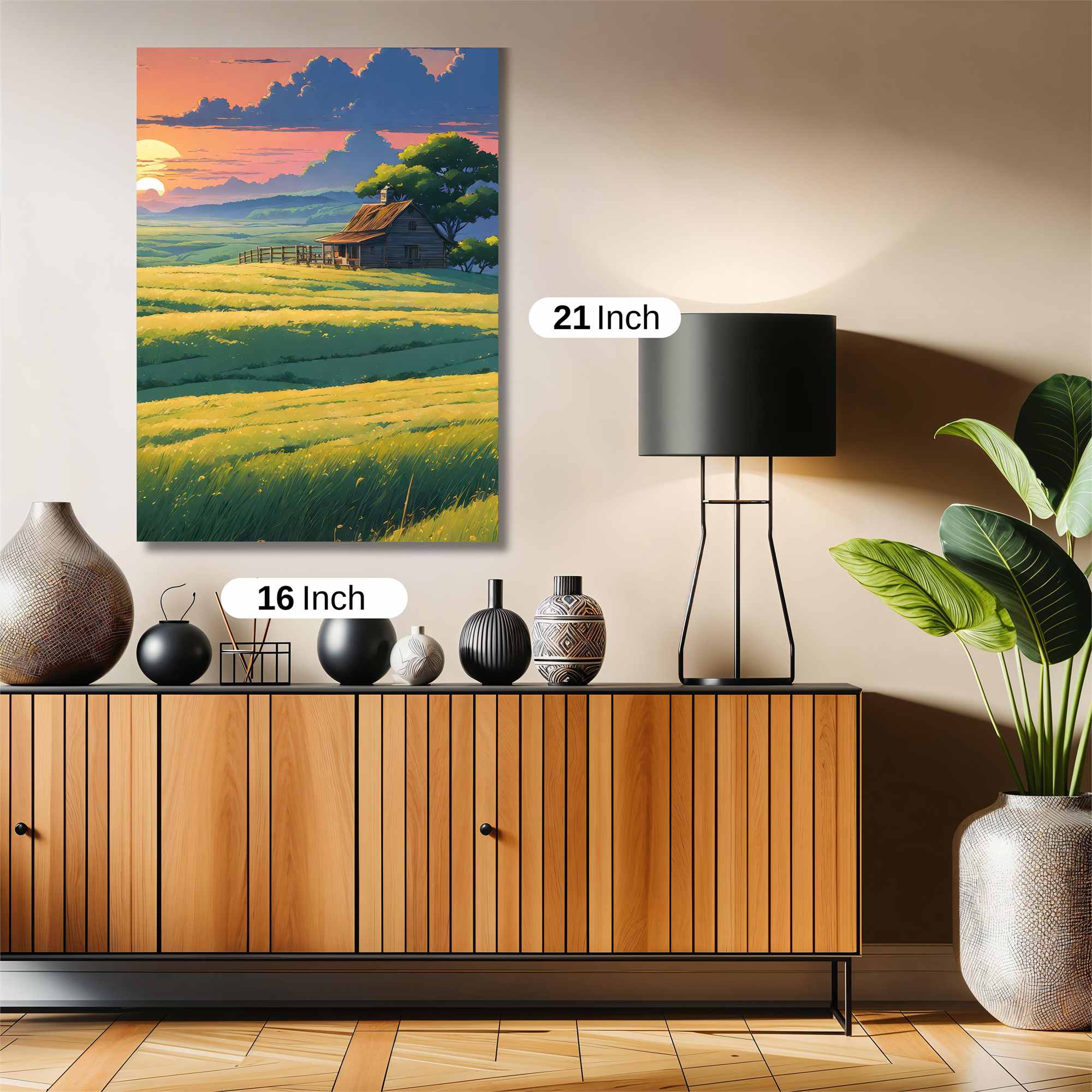 Sunset Serenity Safe Wall Magnetic / M