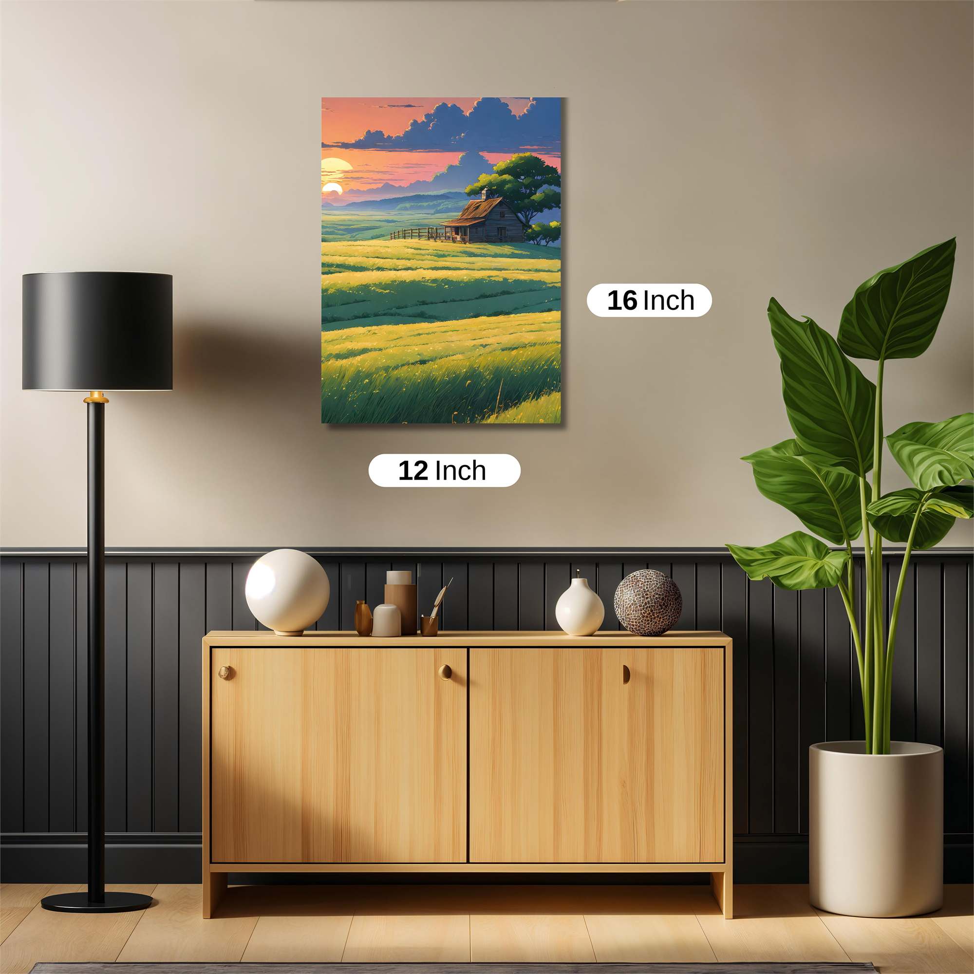 Sunset Serenity Safe Wall Magnetic / M