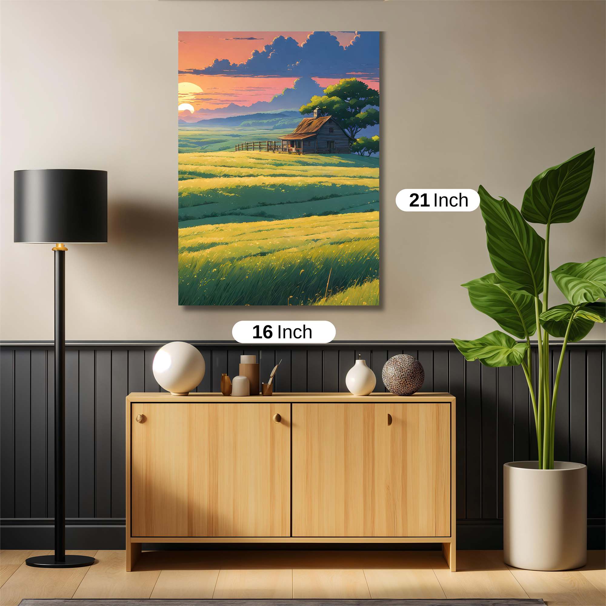 Sunset Serenity Safe Wall Magnetic / M