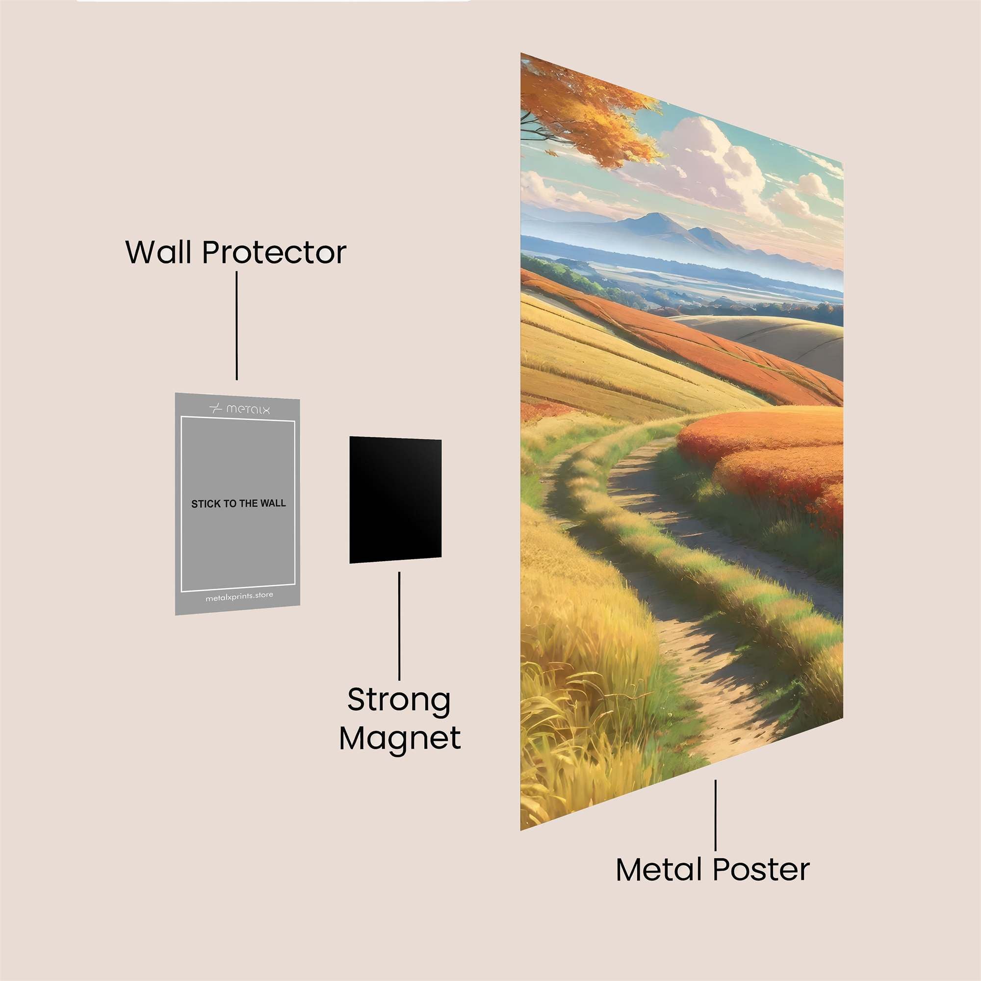 Autumn Serenity Safe Wall Magnetic / M