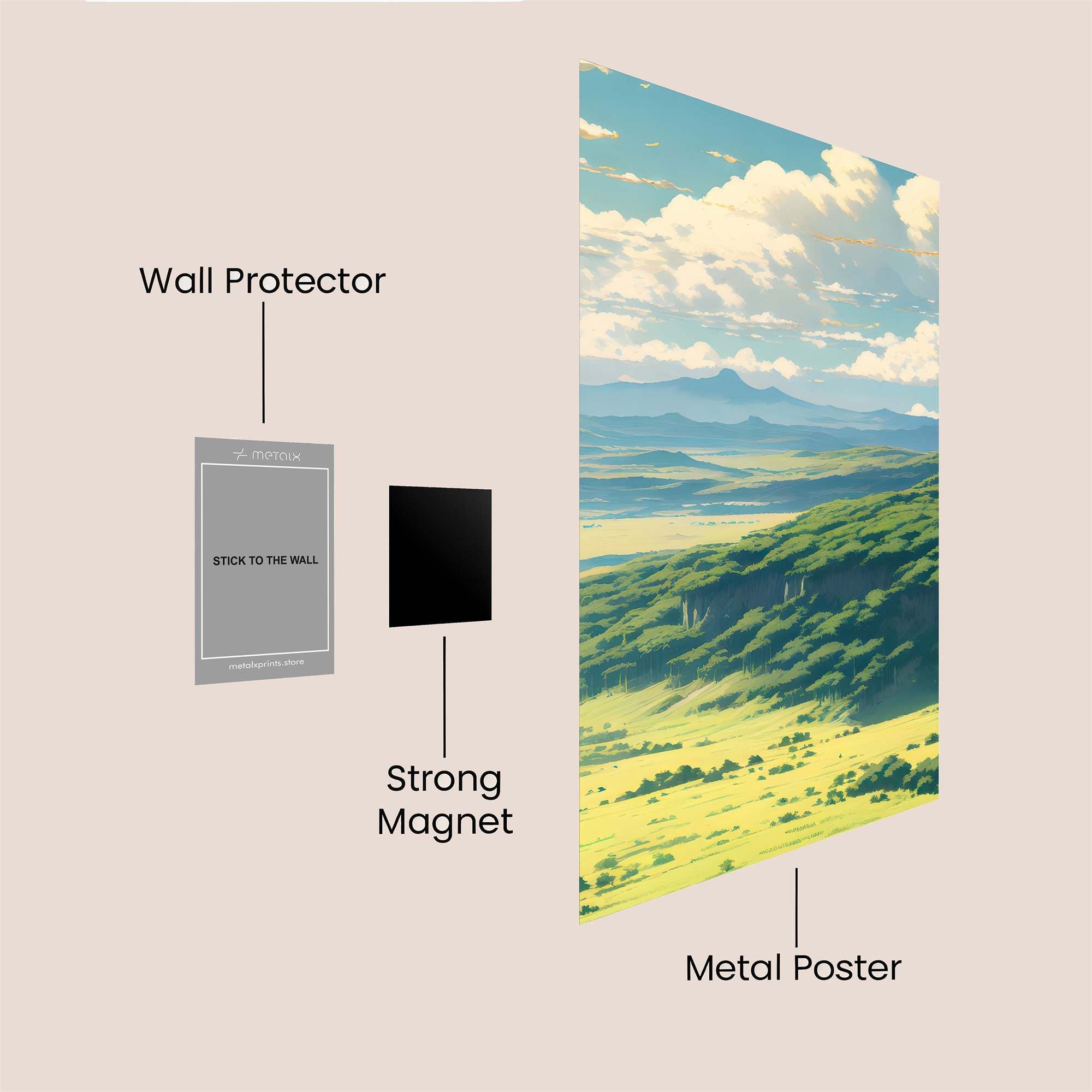 Serenity Vista Safe Wall Magnetic / M