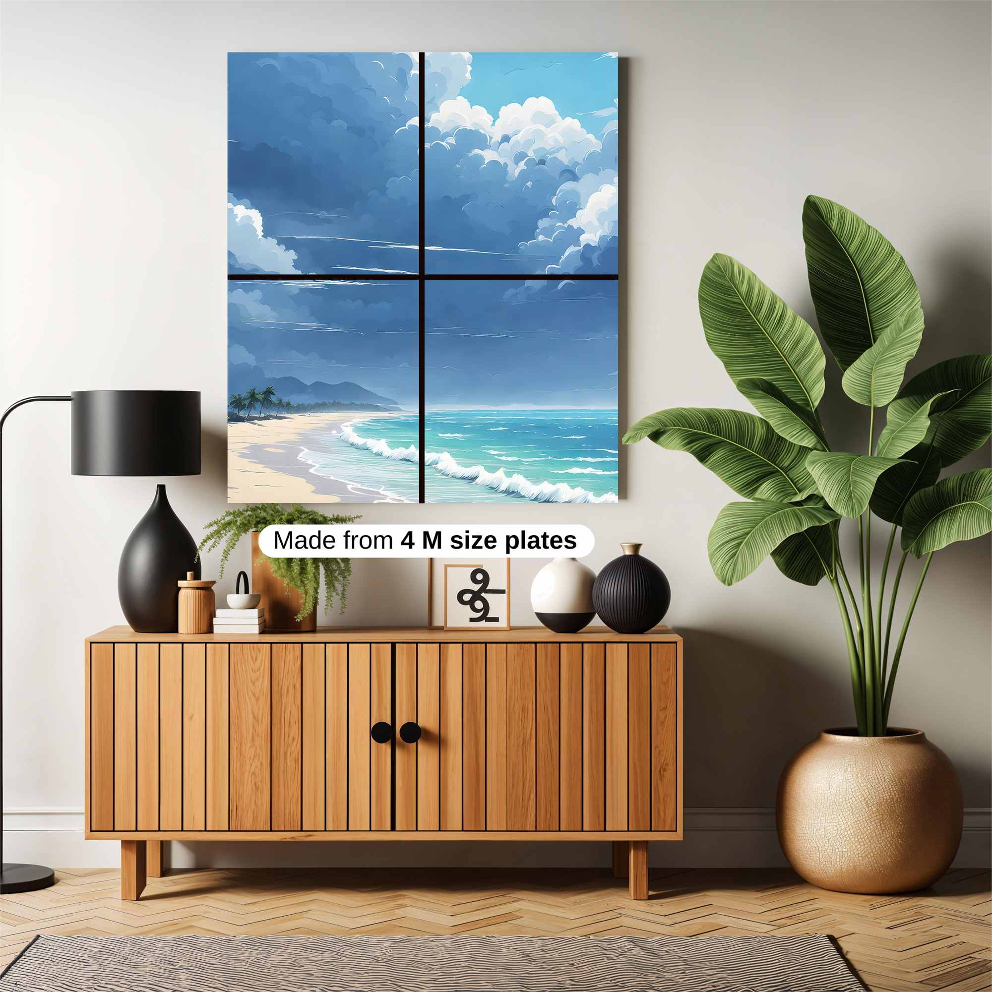 Beach Serenity Safe Wall Magnetic / M